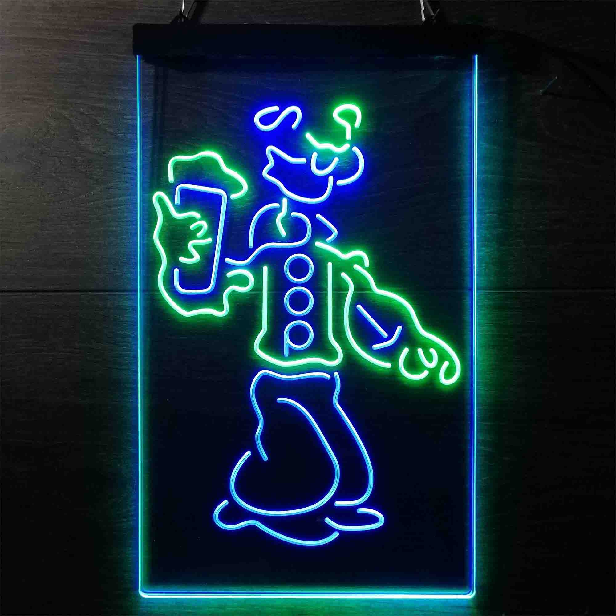 Popeye Cartoon Neon LED Sign