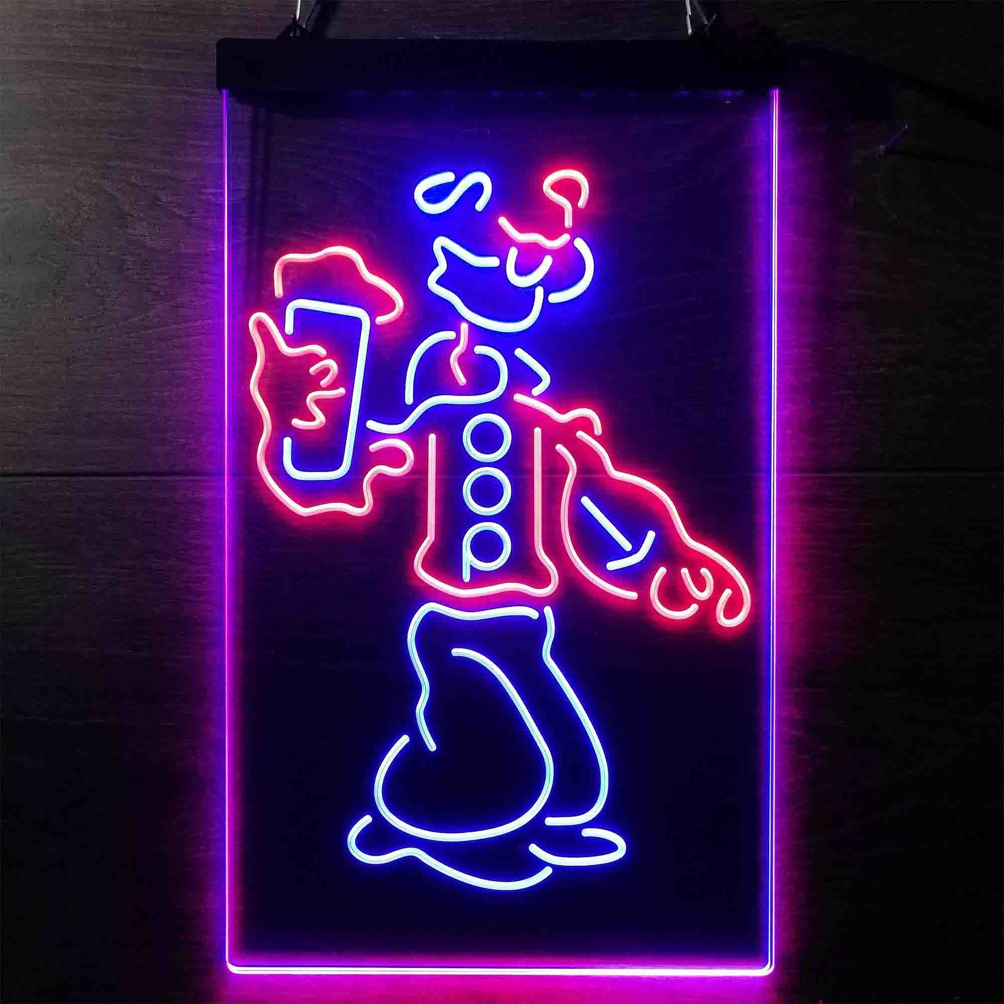 Popeye Cartoon Neon LED Sign