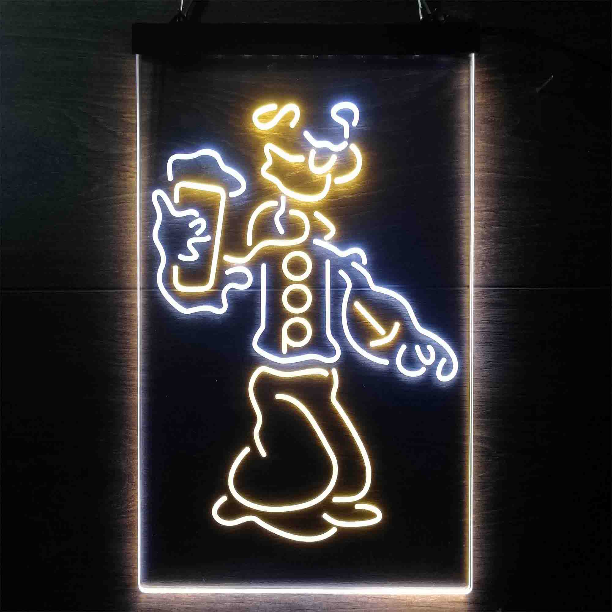 Popeye Cartoon Neon LED Sign