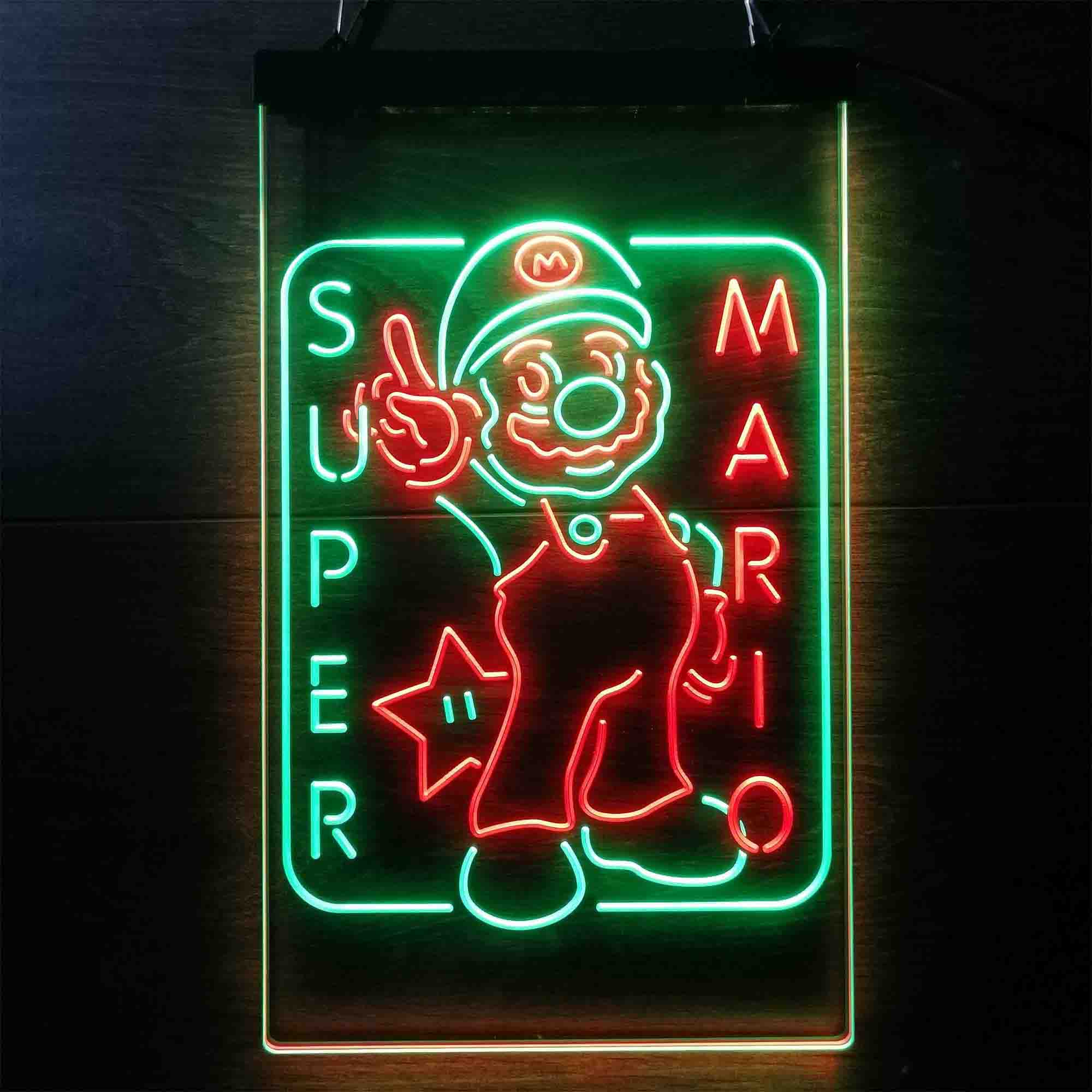 Super Mario Bros. Mario Neon LED Sign