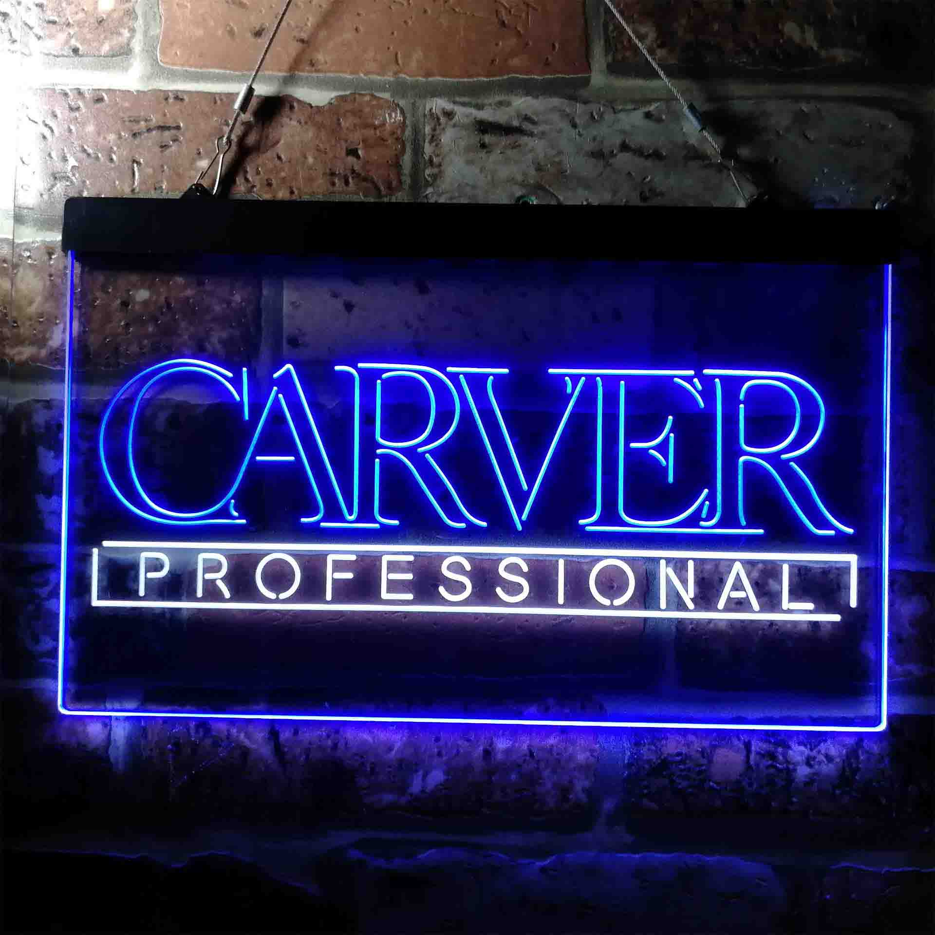 Carver Professional Logo Neon LED Sign