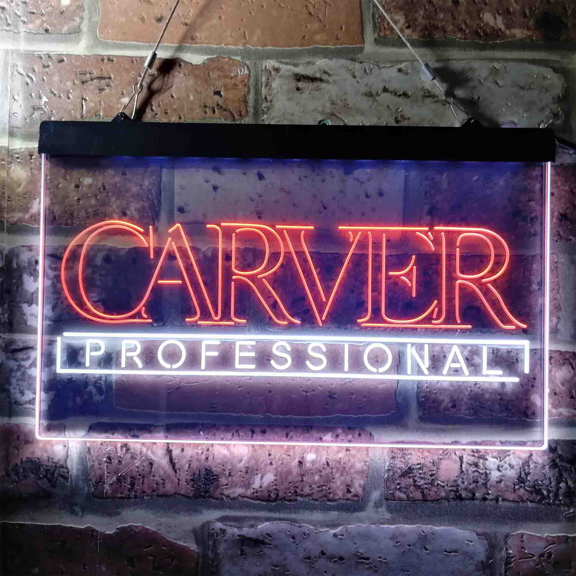 Carver Professional Logo Neon LED Sign