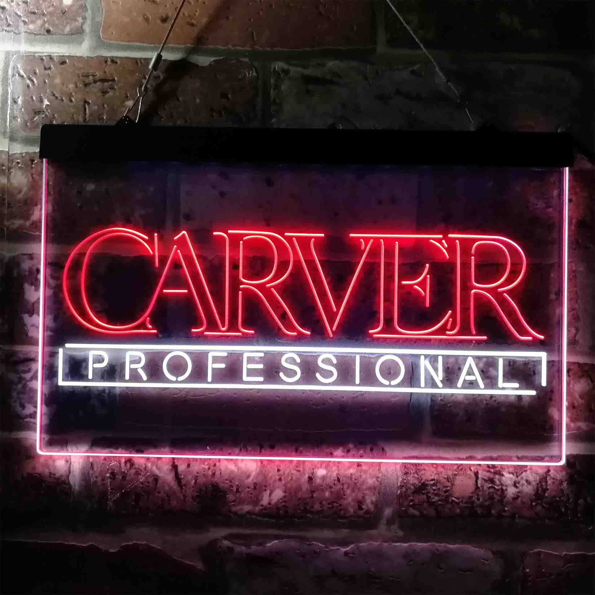 Carver Professional Logo Neon LED Sign