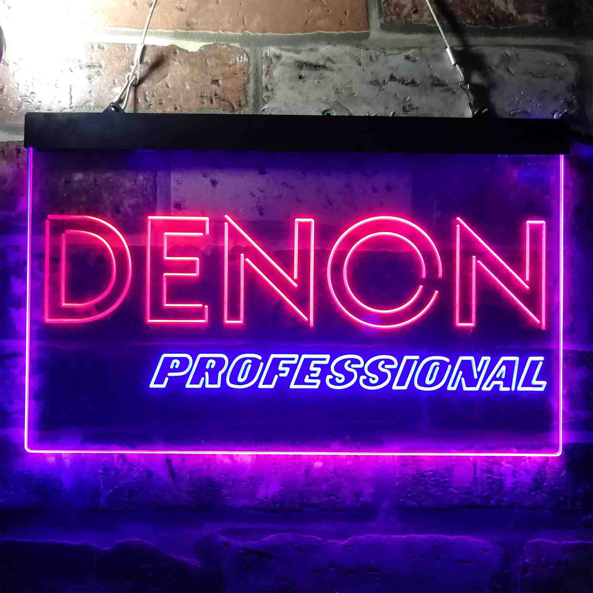 Denon Professional Logo Neon LED Sign