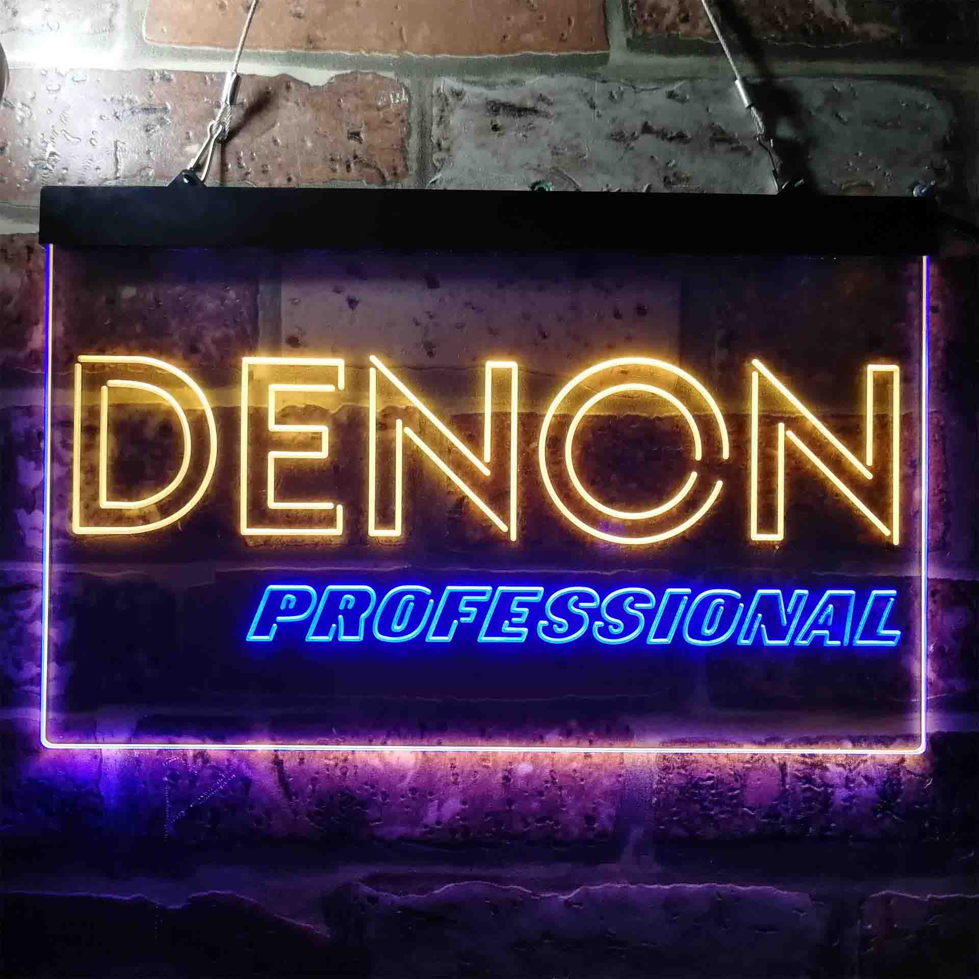 Denon Professional Logo Neon LED Sign