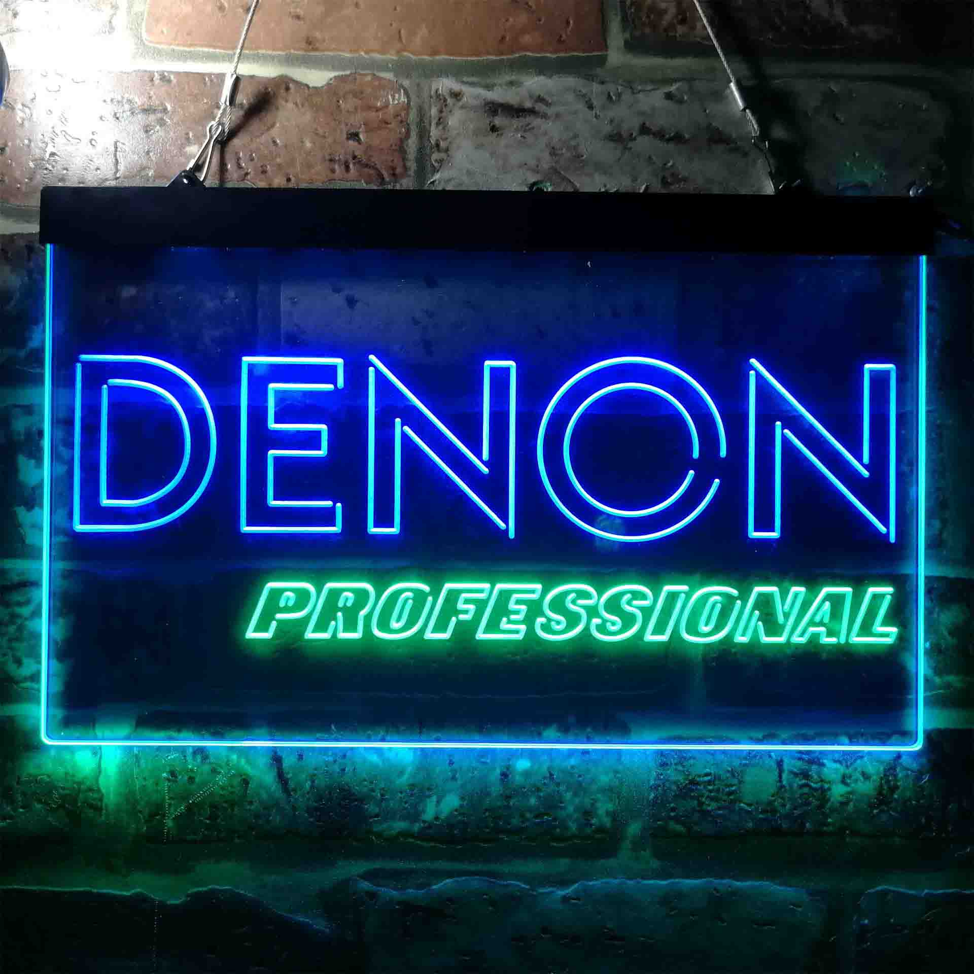 Denon Professional Logo Neon LED Sign