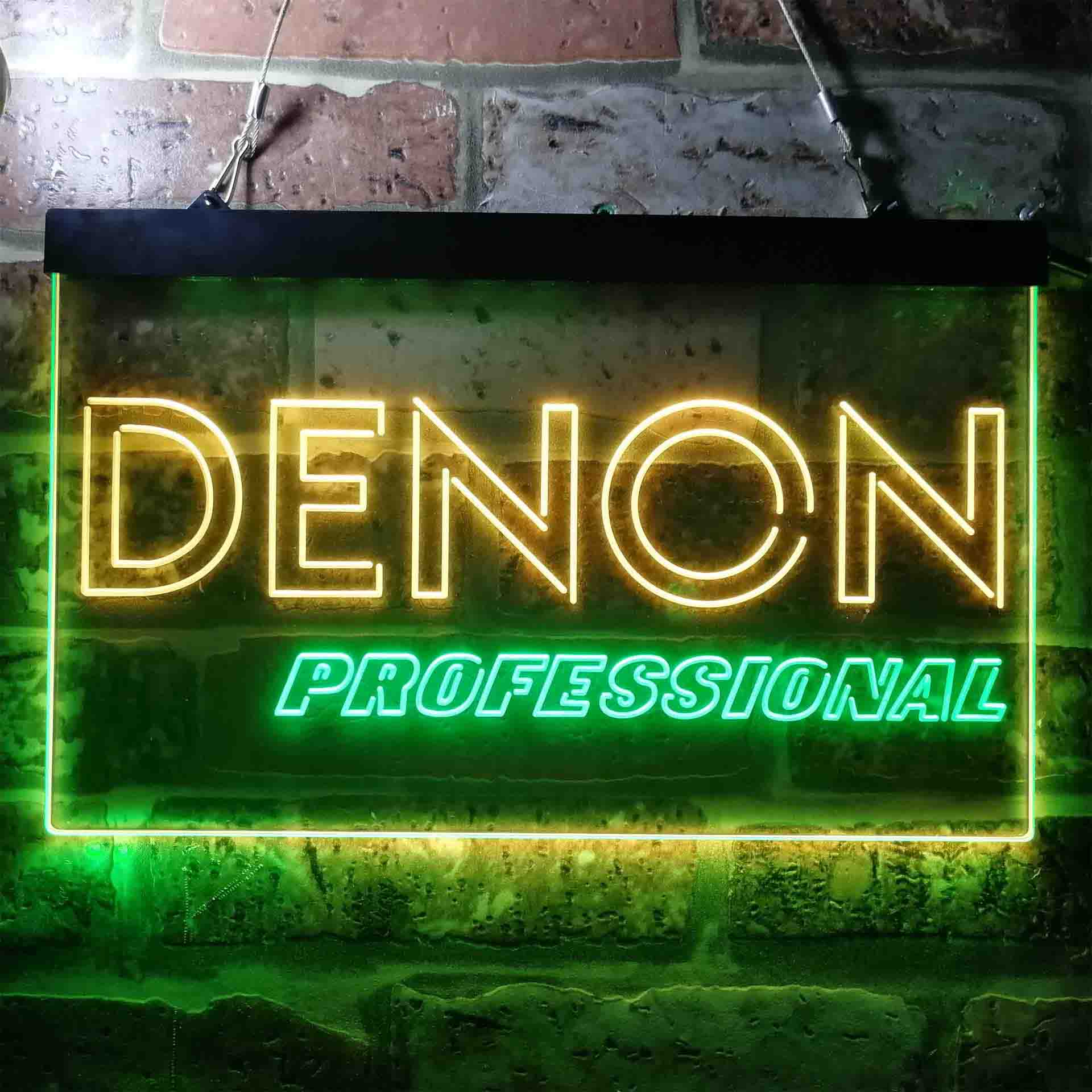 Denon Professional Logo Neon LED Sign