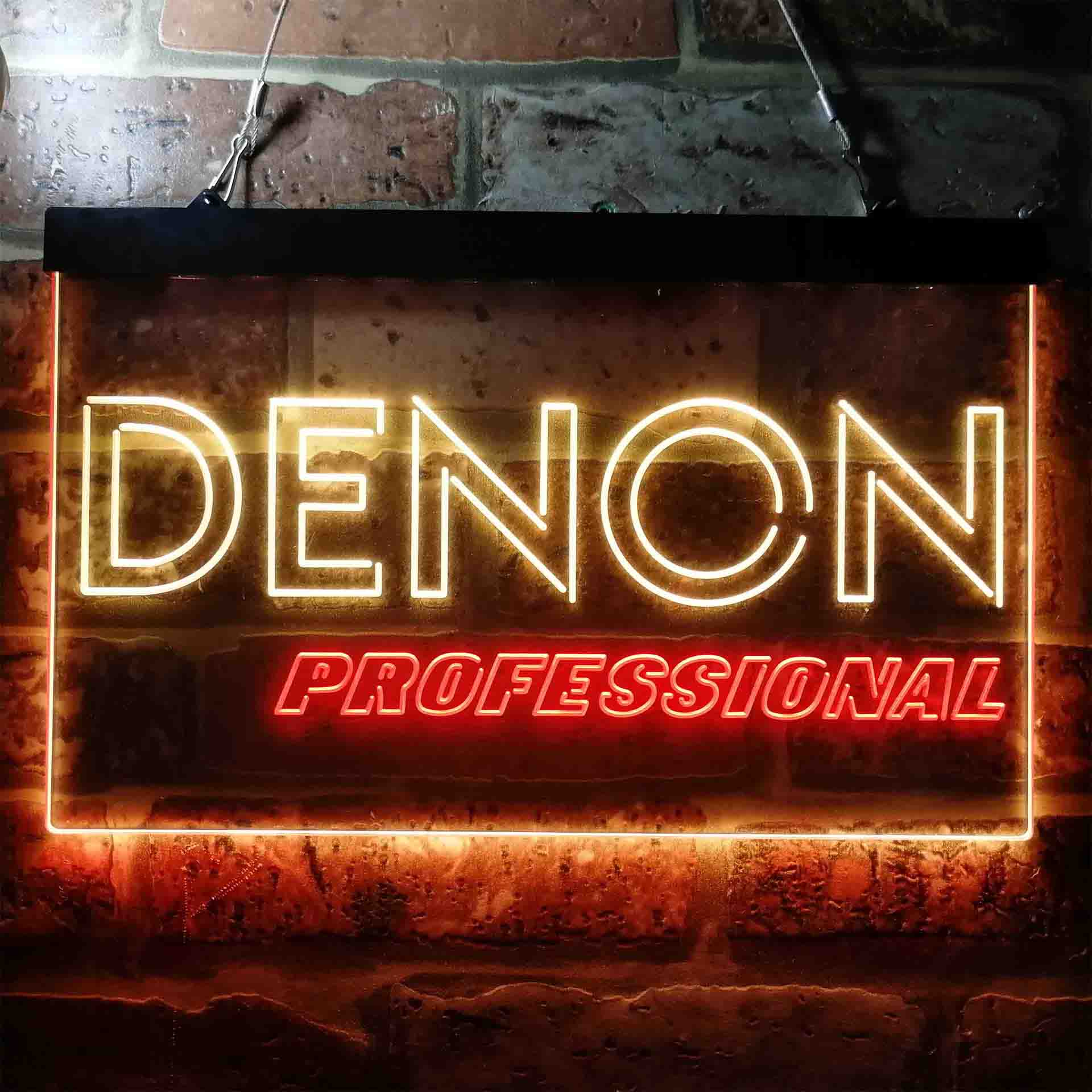 Denon Professional Logo Neon LED Sign