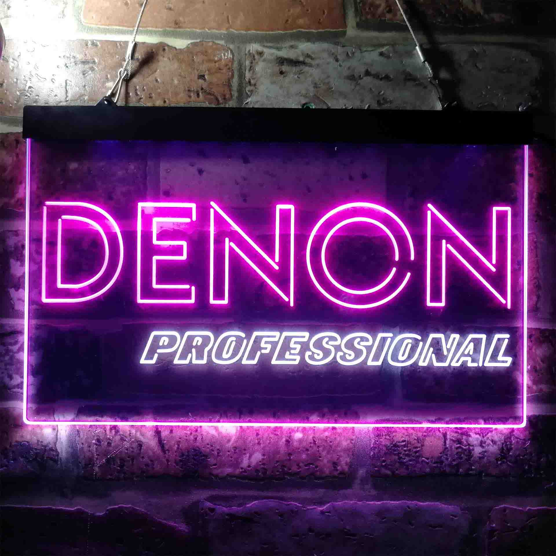 Denon Professional Logo Neon LED Sign