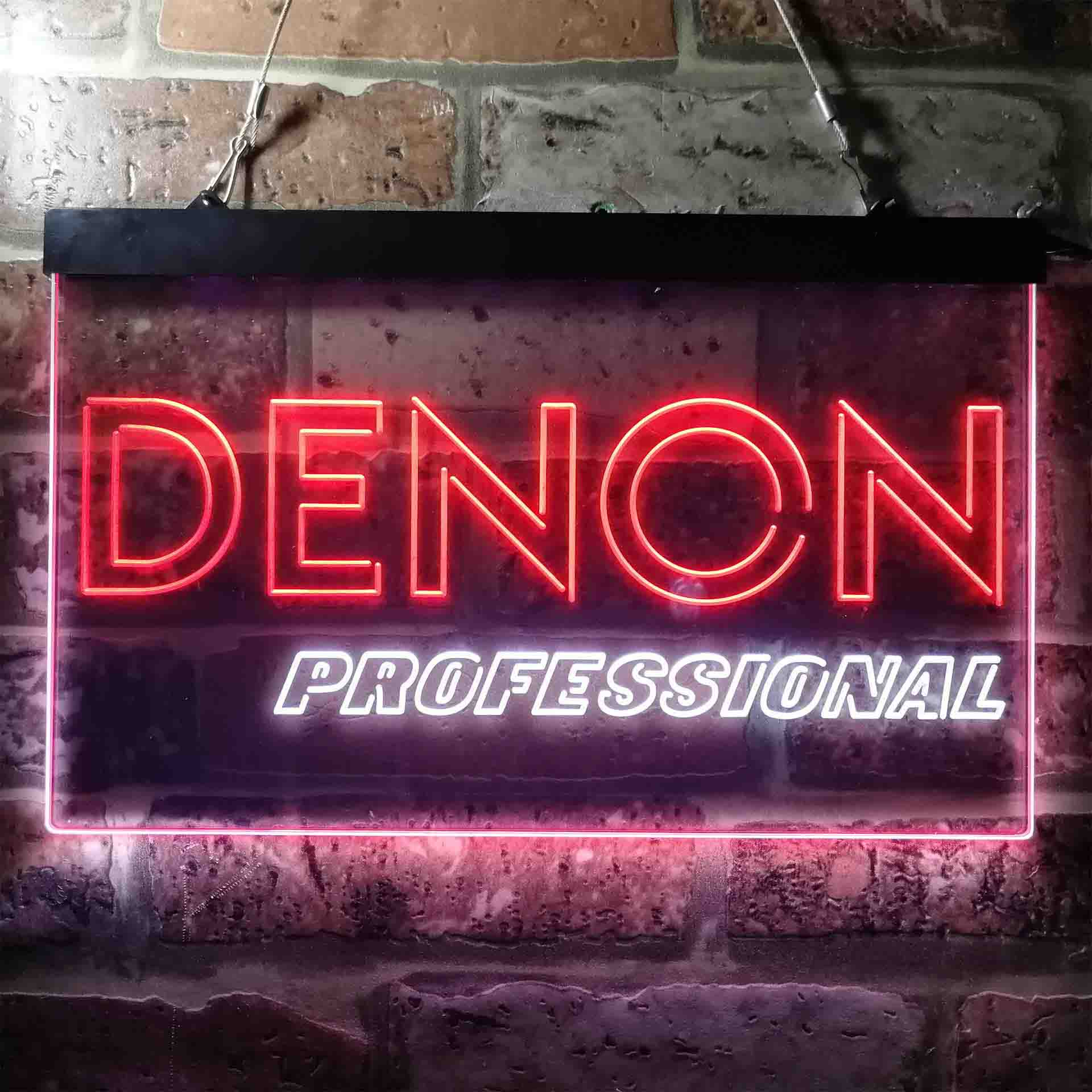 Denon Professional Logo Neon LED Sign