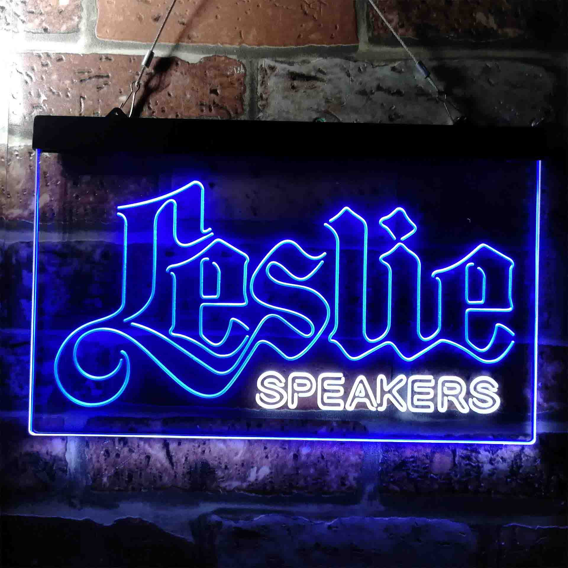 Leslie Speaker Logo Neon LED Sign