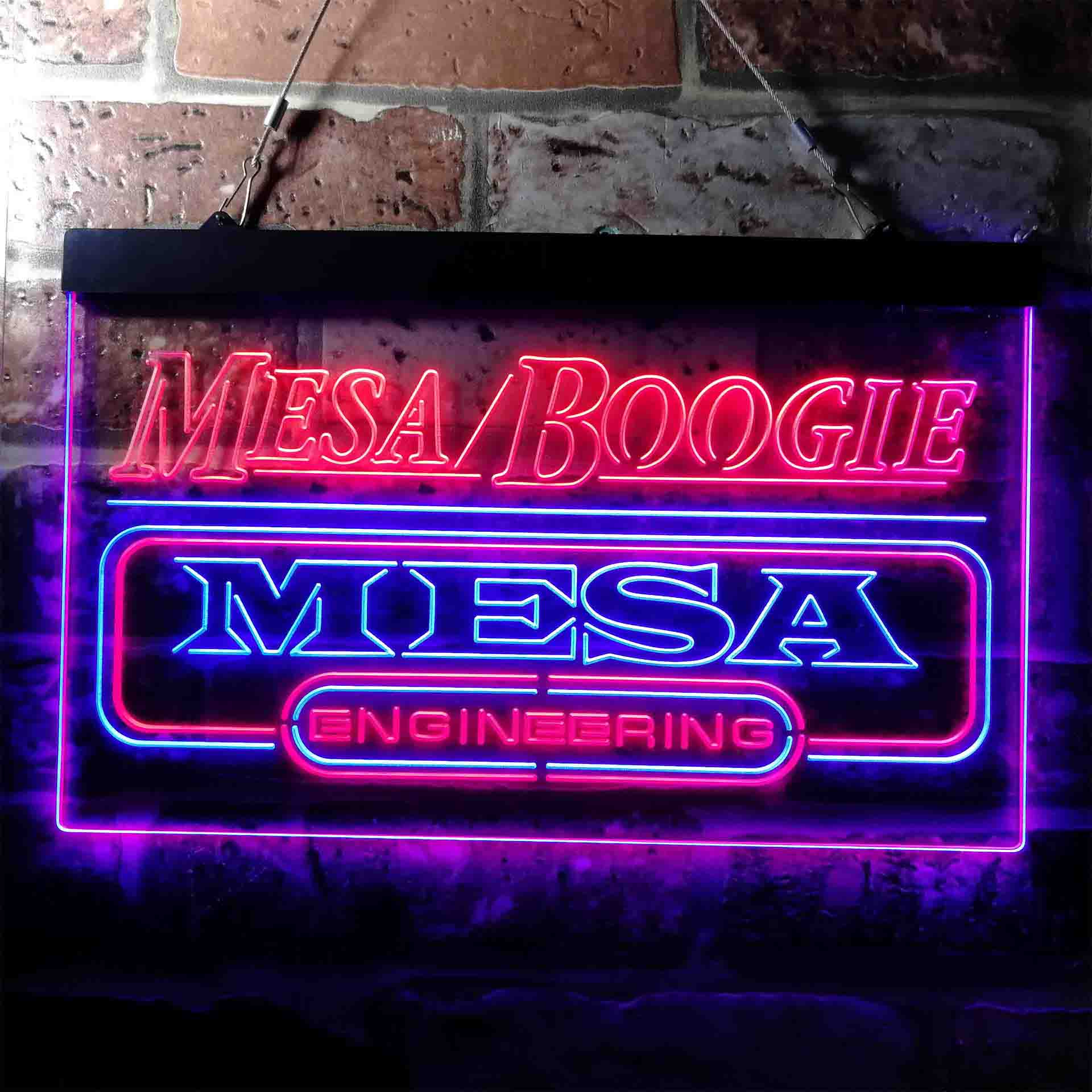 Mesa Boogie Engineering Logo Neon LED Sign