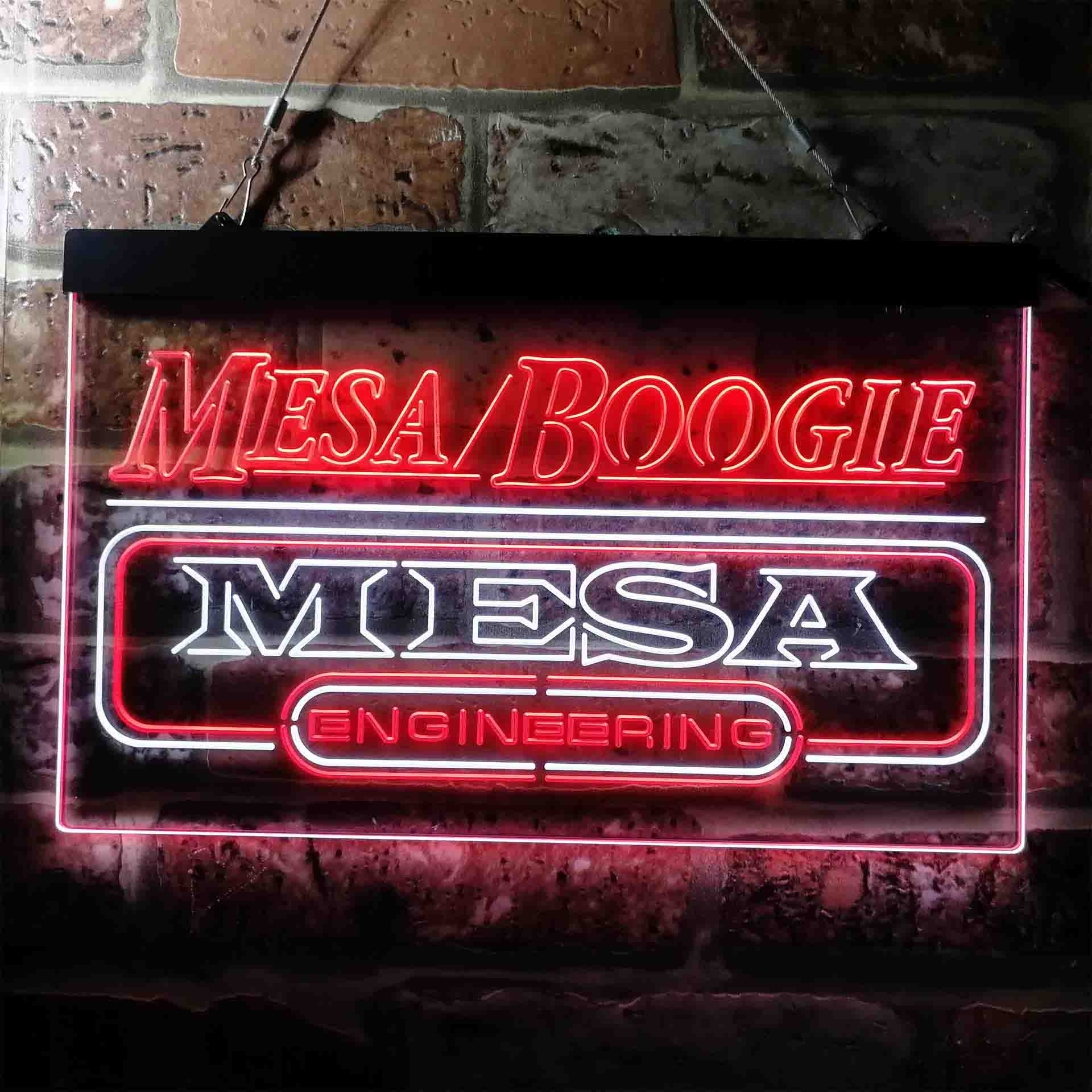 Mesa Boogie Engineering Logo Neon LED Sign