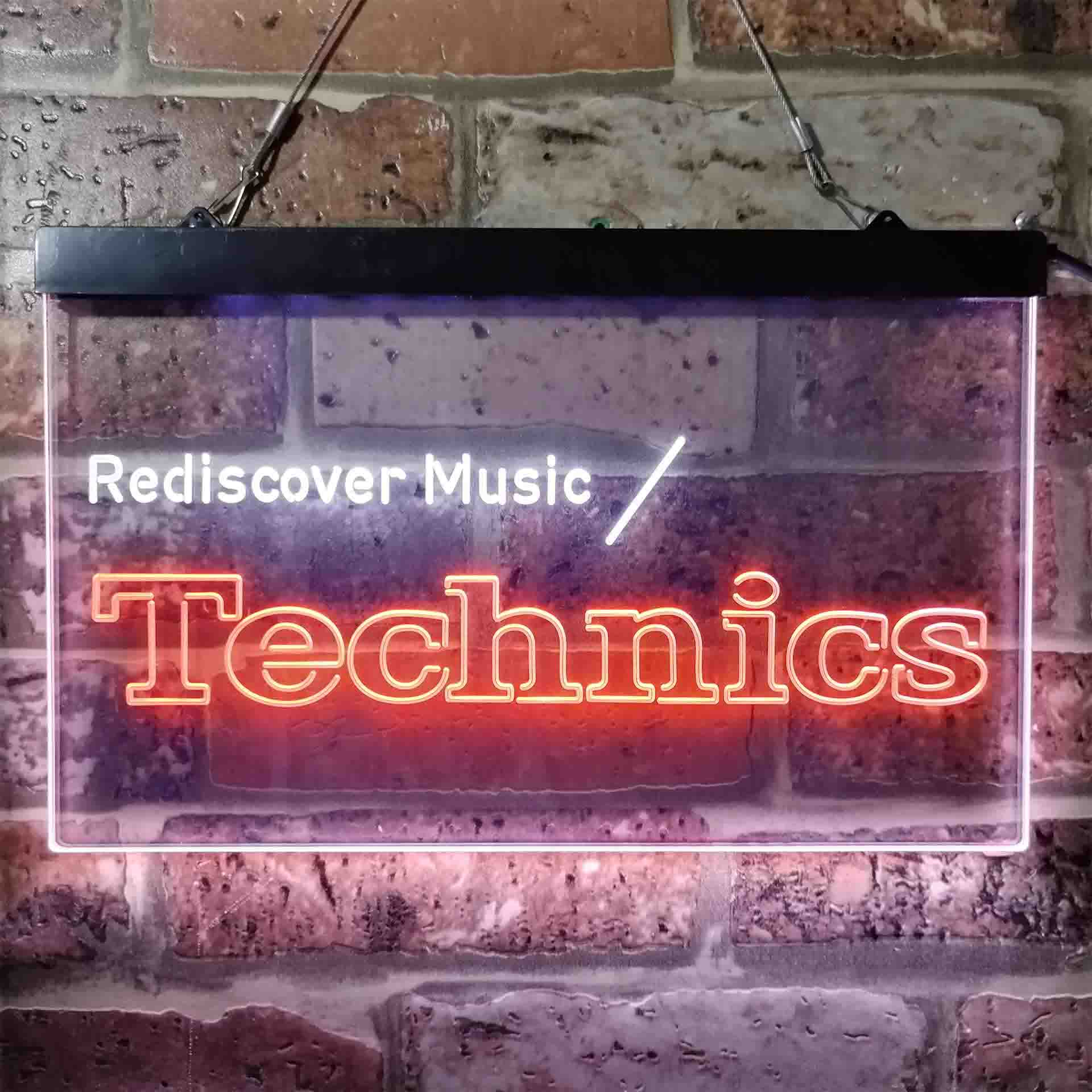 Technics Logo Neon LED Sign
