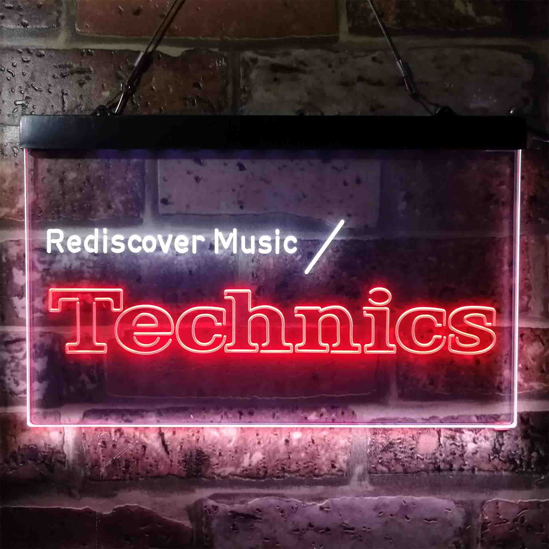 Technics Logo Neon LED Sign