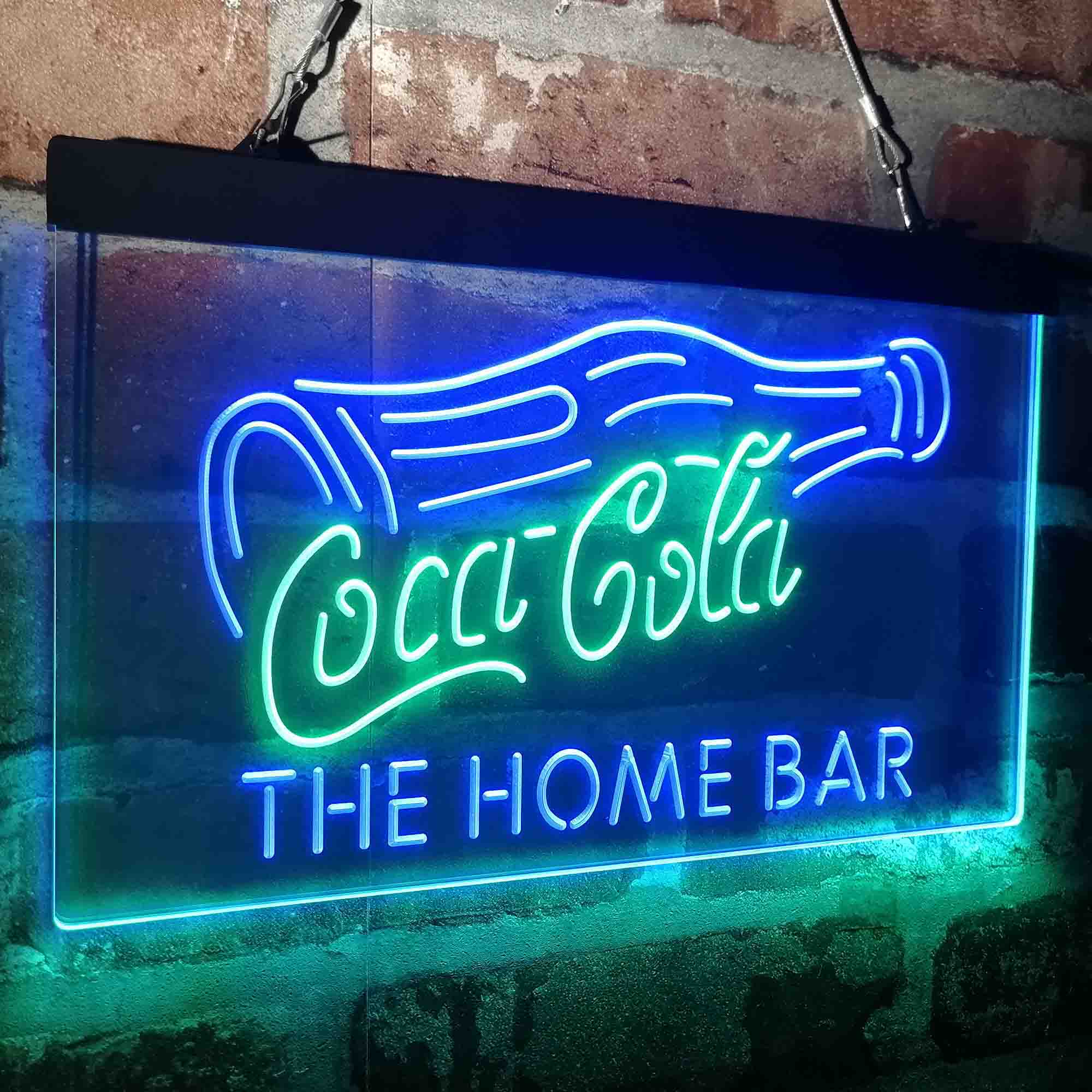 Custom Name Coca Cola Home Bar Neon LED Sign