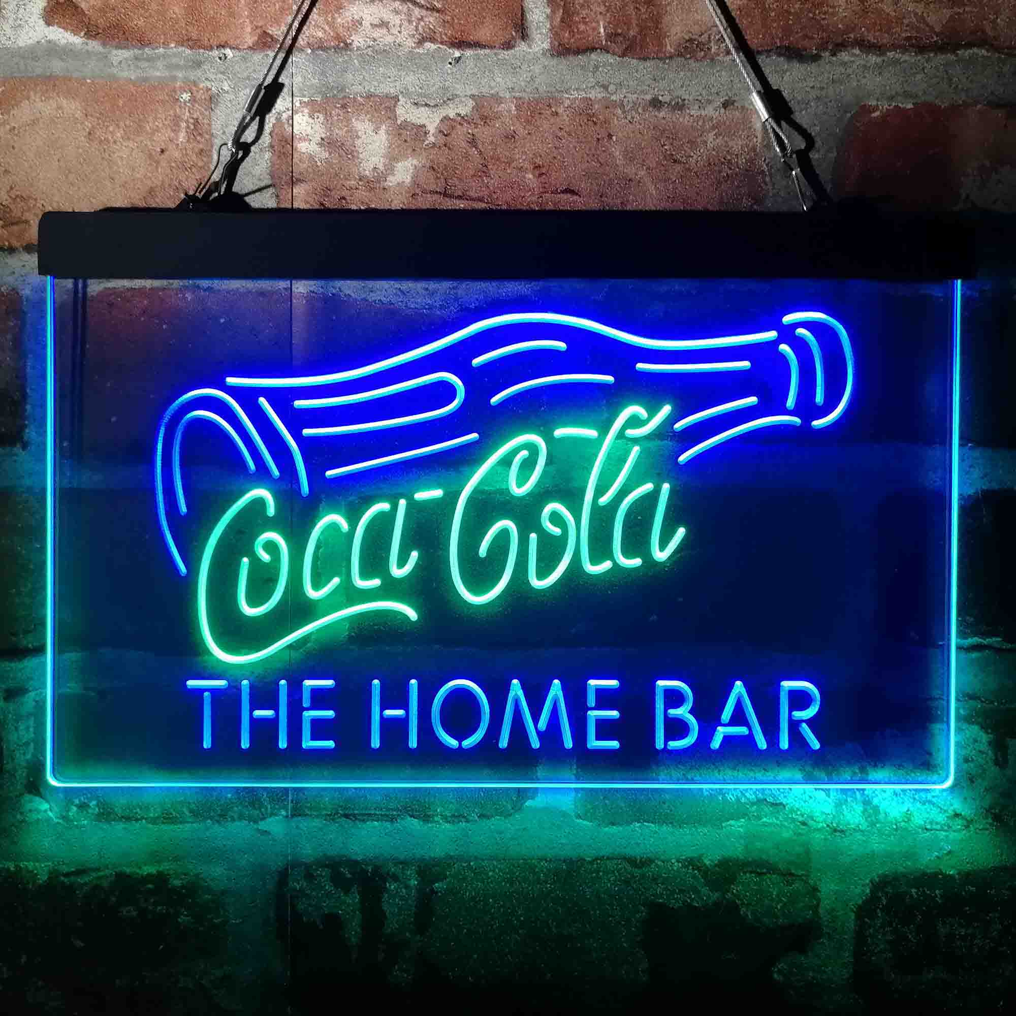 Custom Name Coca Cola Home Bar Neon LED Sign