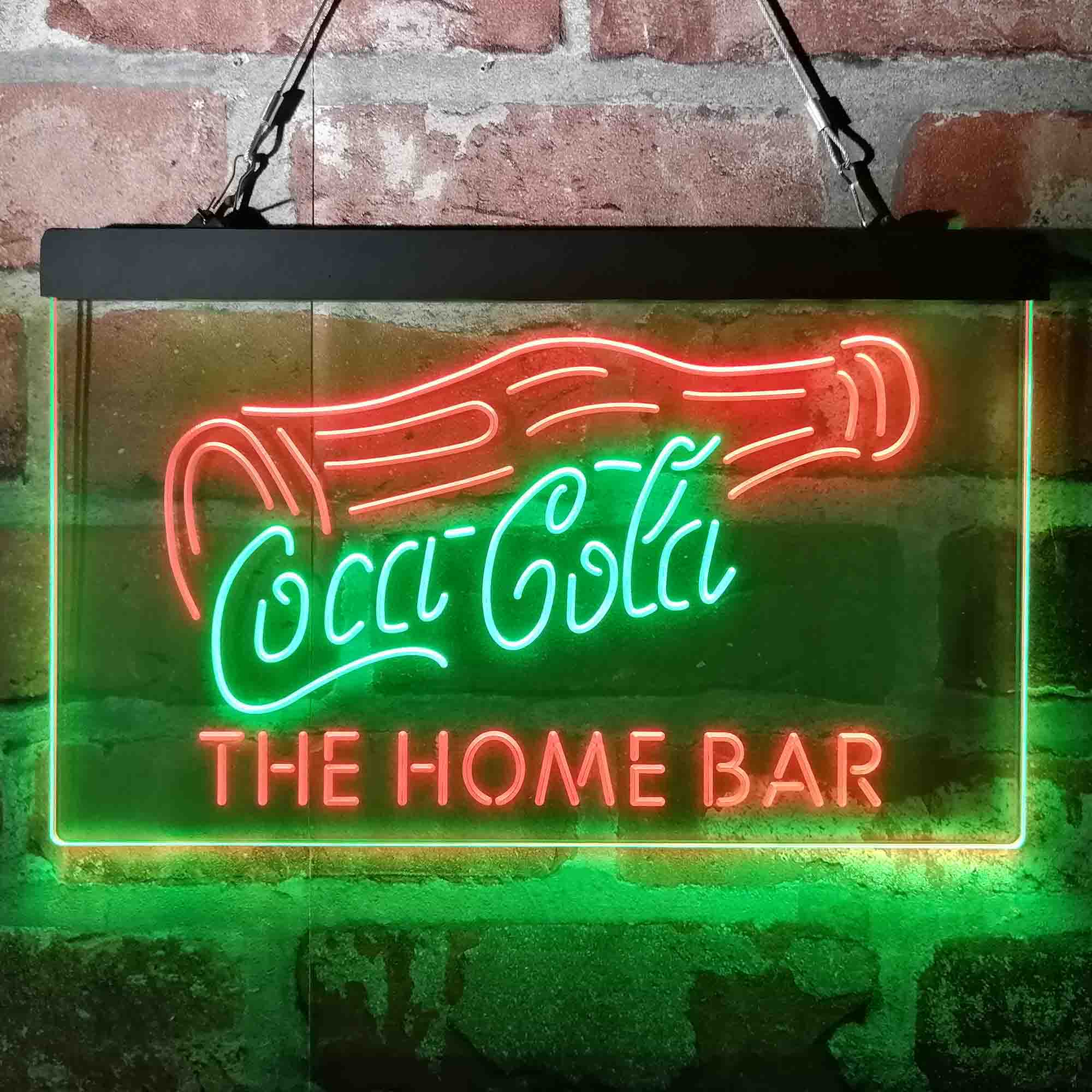 Custom Name Coca Cola Home Bar Neon LED Sign