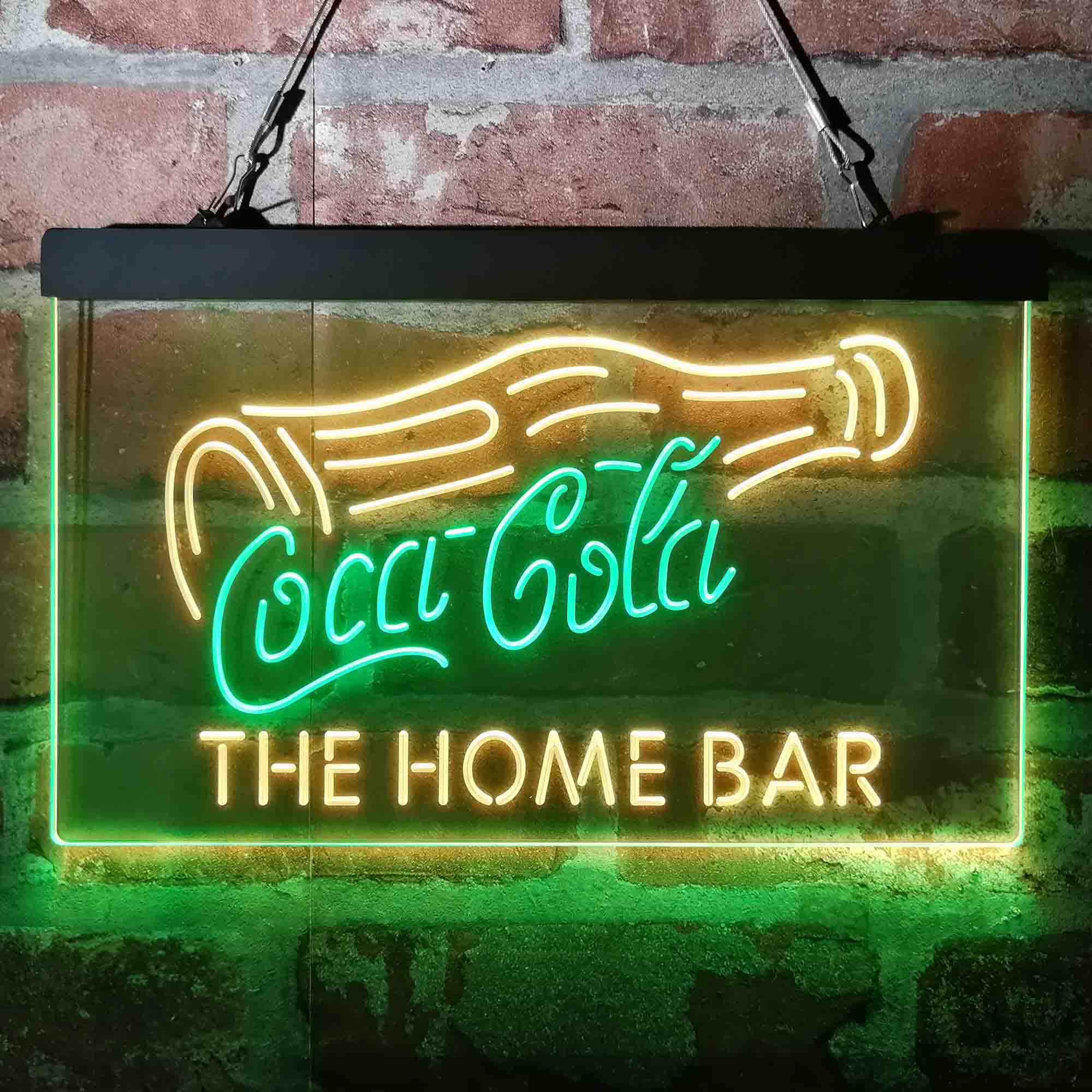 Custom Name Coca Cola Home Bar Neon LED Sign