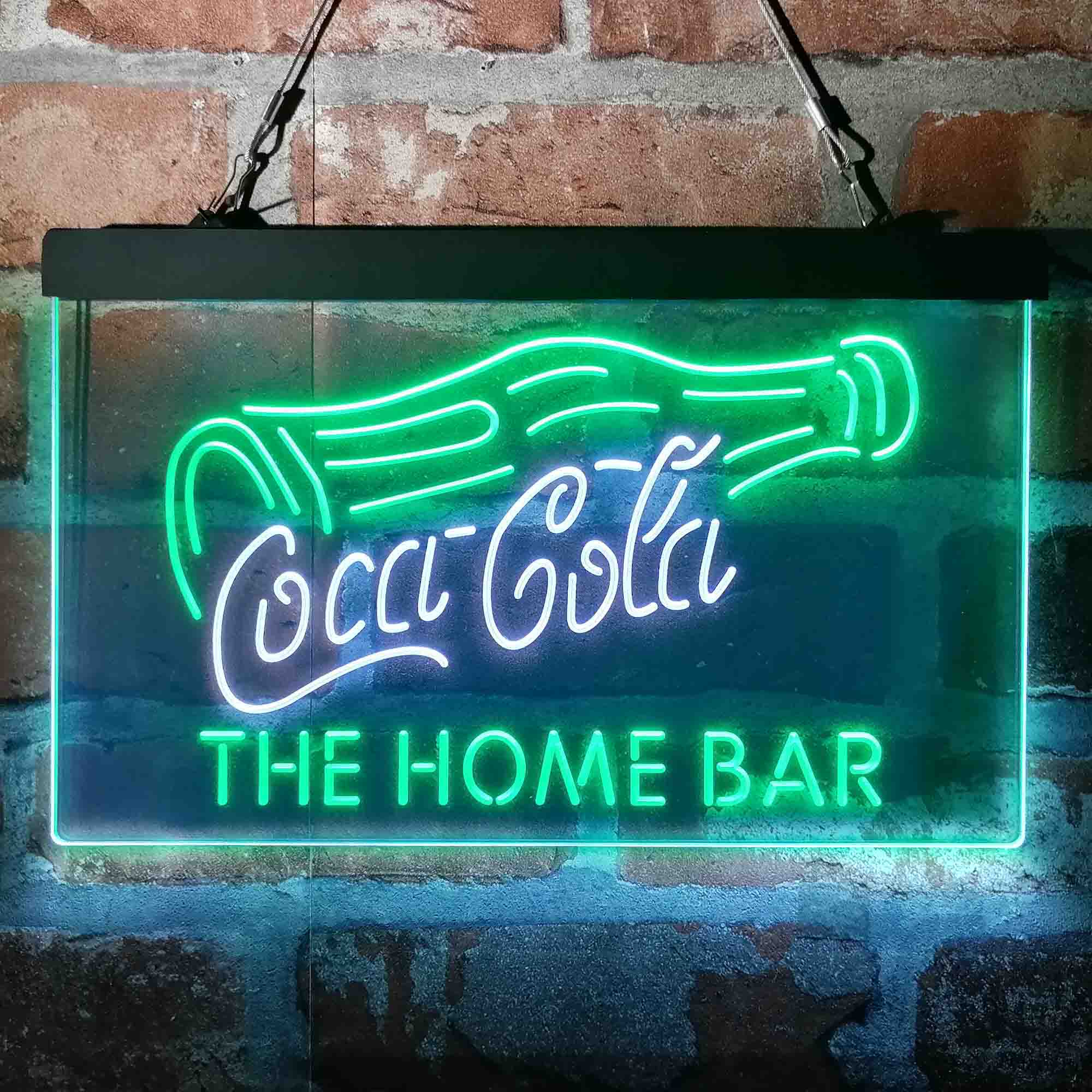 Custom Name Coca Cola Home Bar Neon LED Sign