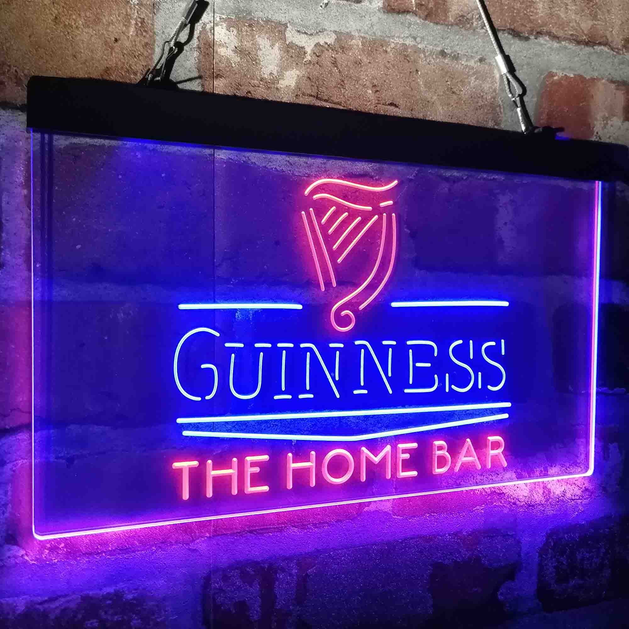 Custom Name Guinnes Clasic Home Bar Neon LED Sign