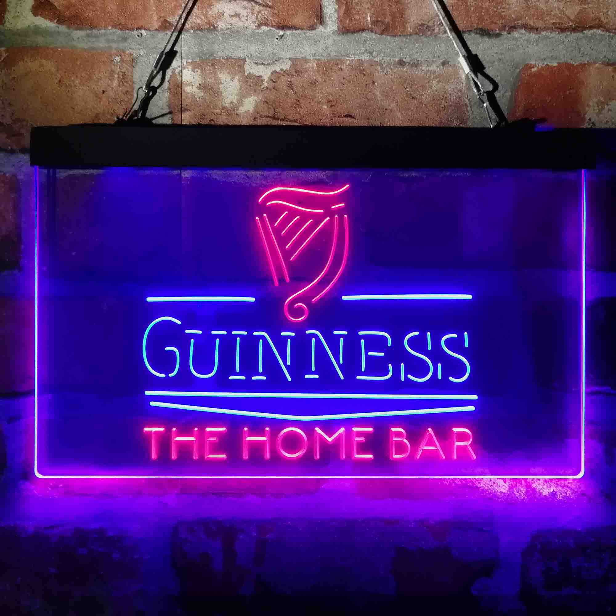 Custom Name Guinnes Clasic Home Bar Neon LED Sign