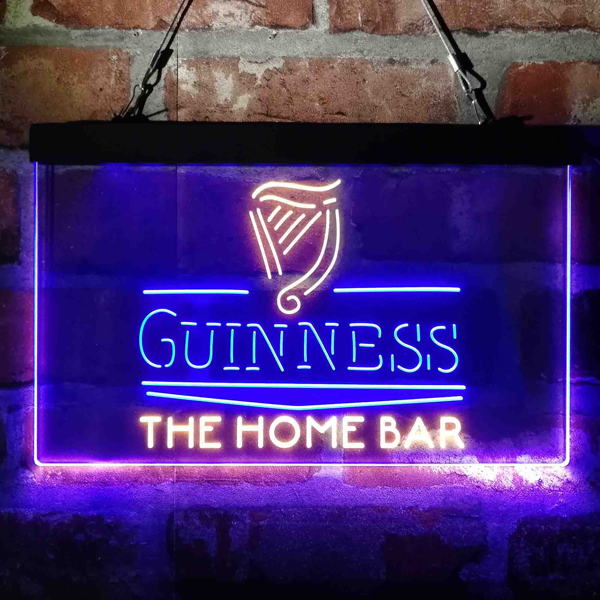 Custom Name Guinnes Clasic Home Bar Neon LED Sign