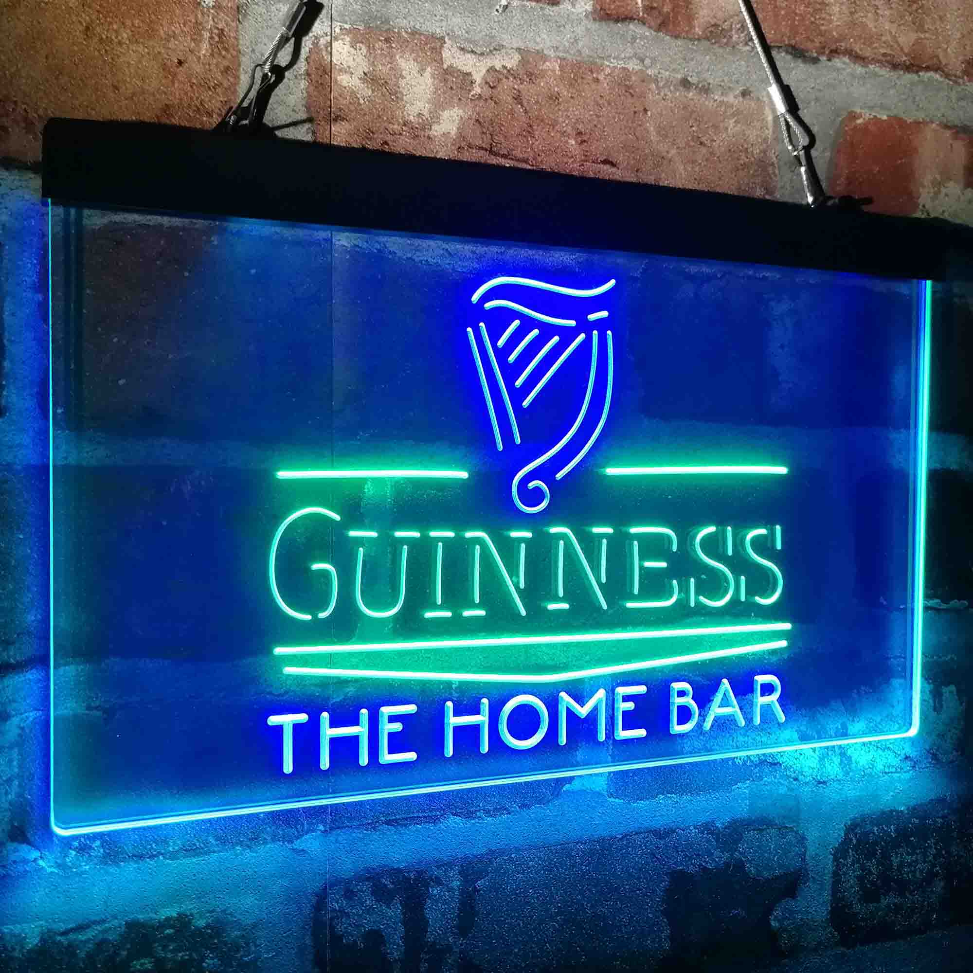 Custom Name Guinnes Clasic Home Bar Neon LED Sign