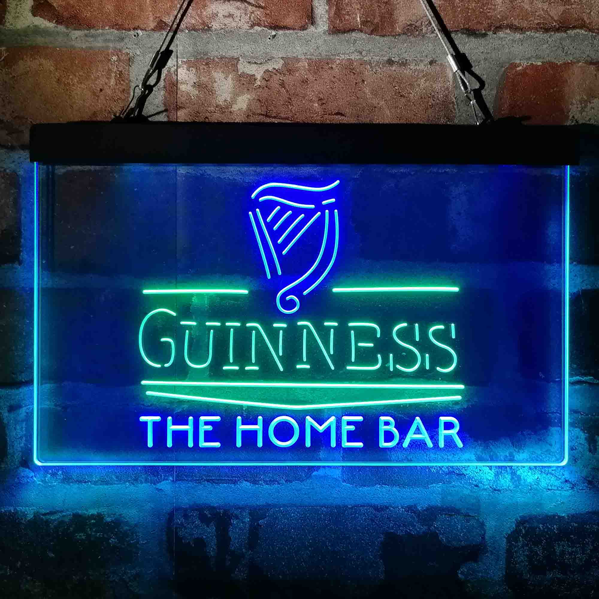 Custom Name Guinnes Clasic Home Bar Neon LED Sign