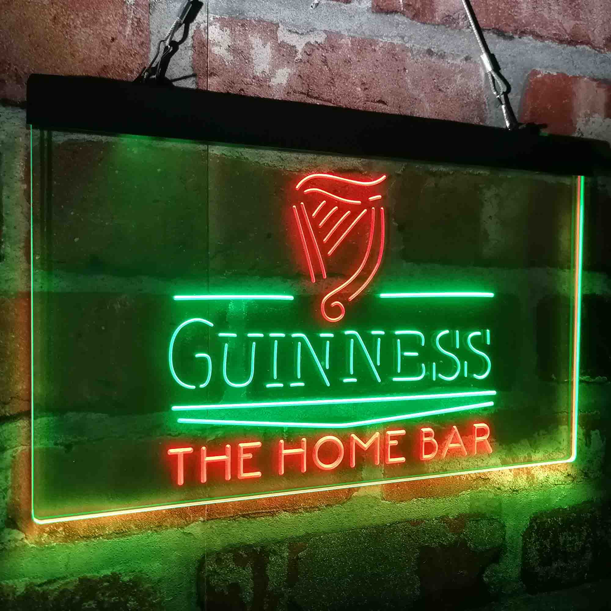 Custom Name Guinnes Clasic Home Bar Neon LED Sign