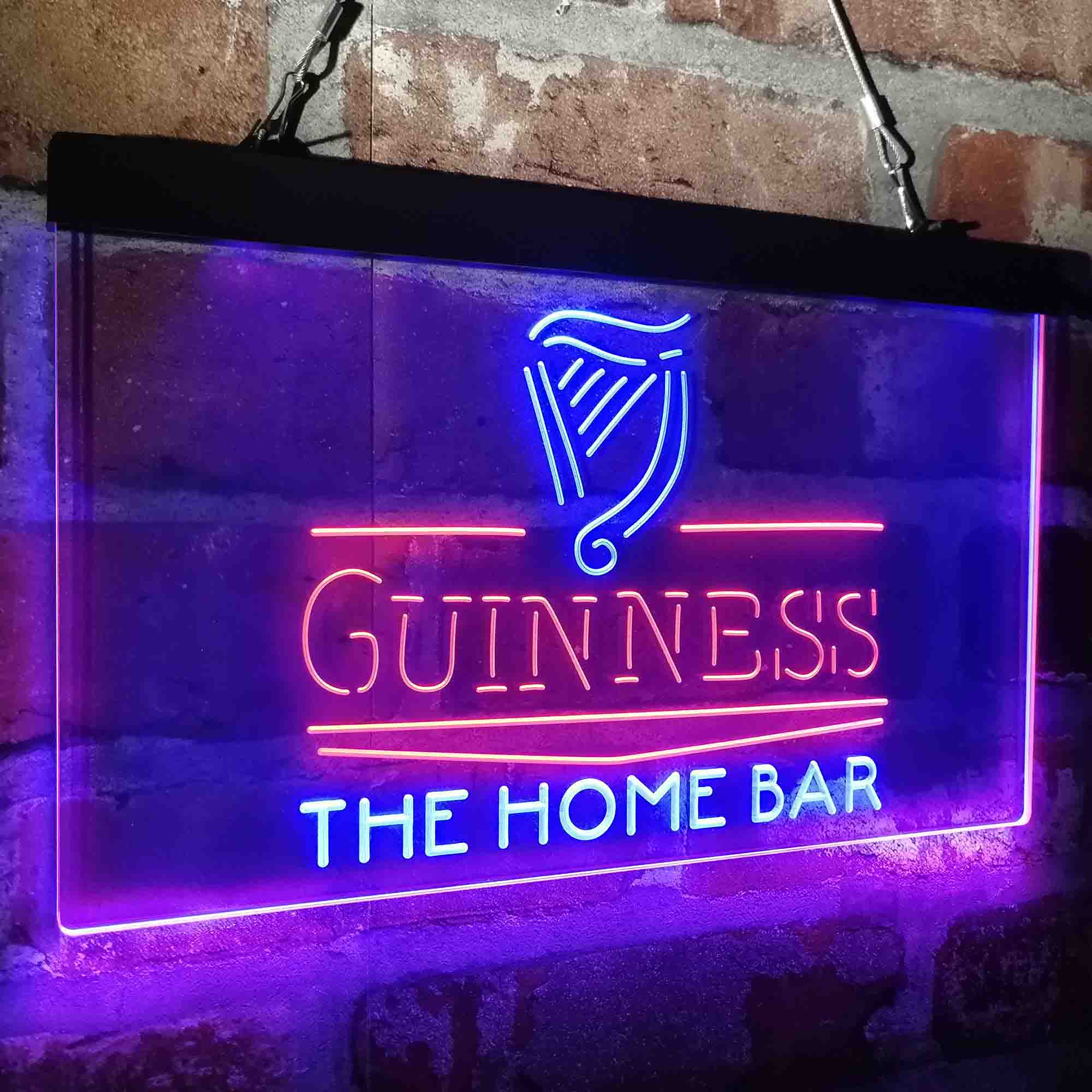 Custom Name Guinnes Clasic Home Bar Neon LED Sign