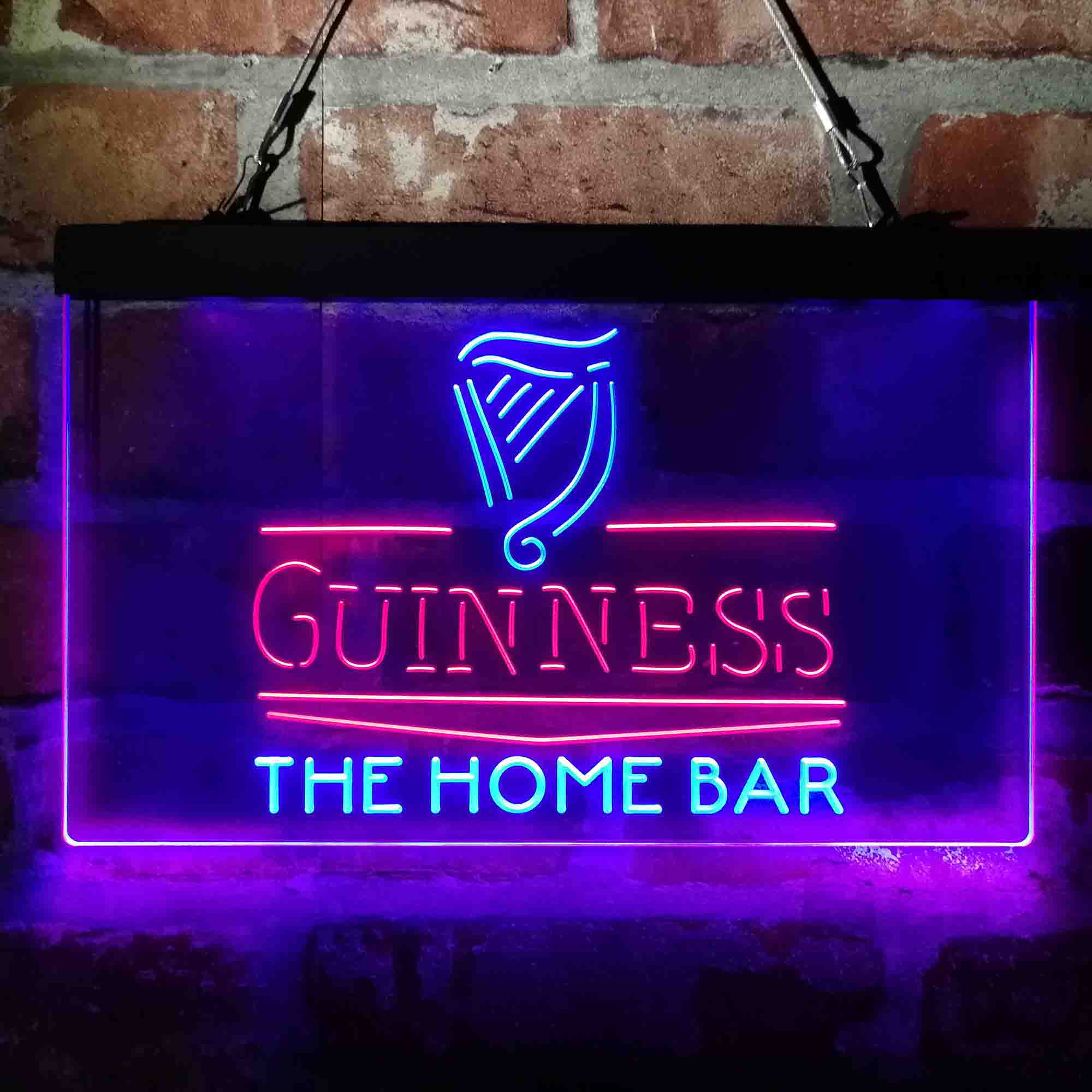 Custom Name Guinnes Clasic Home Bar Neon LED Sign