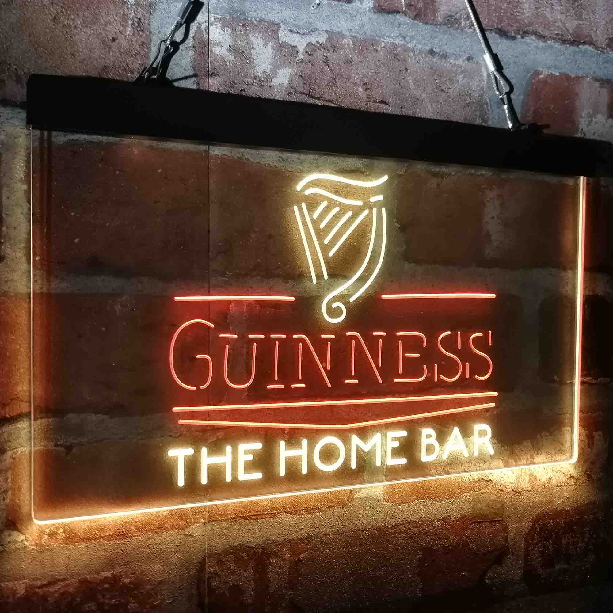 Custom Name Guinnes Clasic Home Bar Neon LED Sign