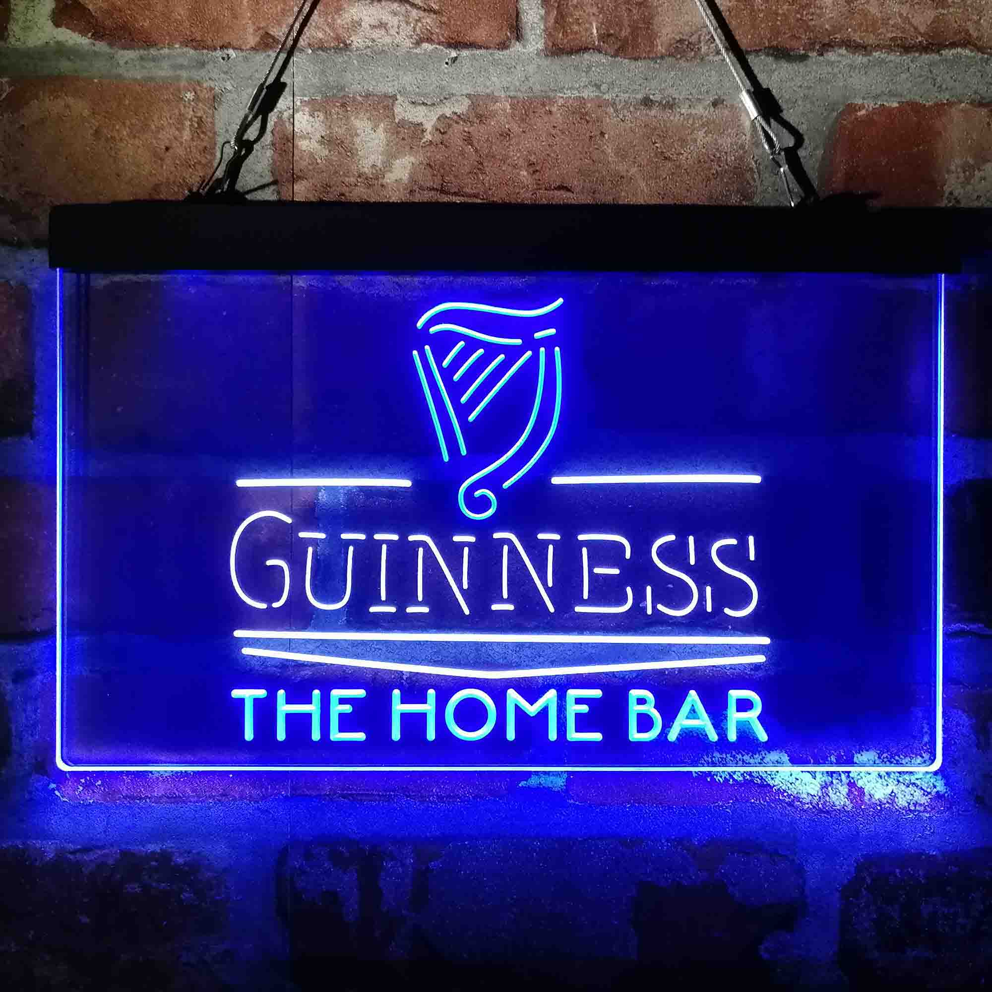 Custom Name Guinnes Clasic Home Bar Neon LED Sign