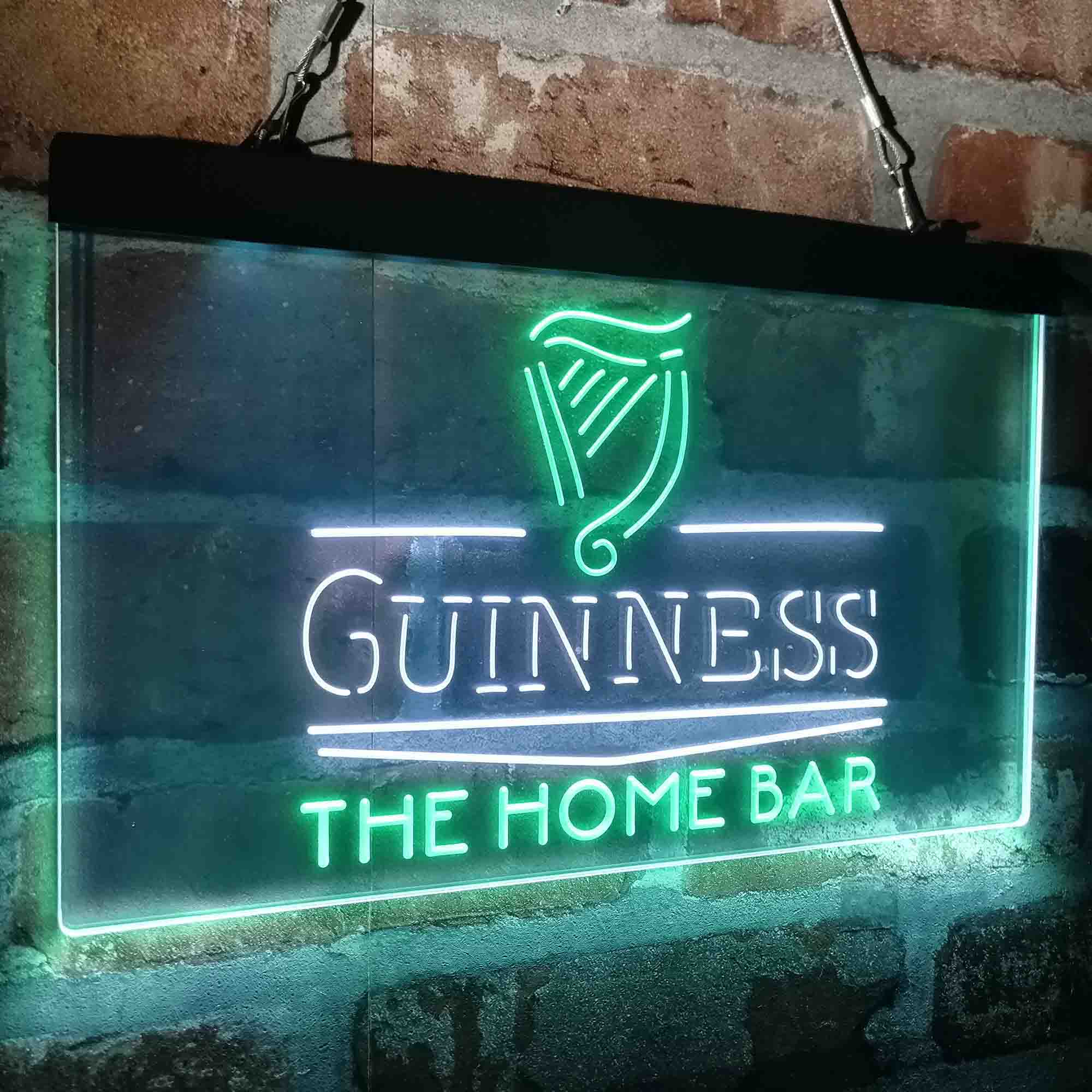 Custom Name Guinnes Clasic Home Bar Neon LED Sign