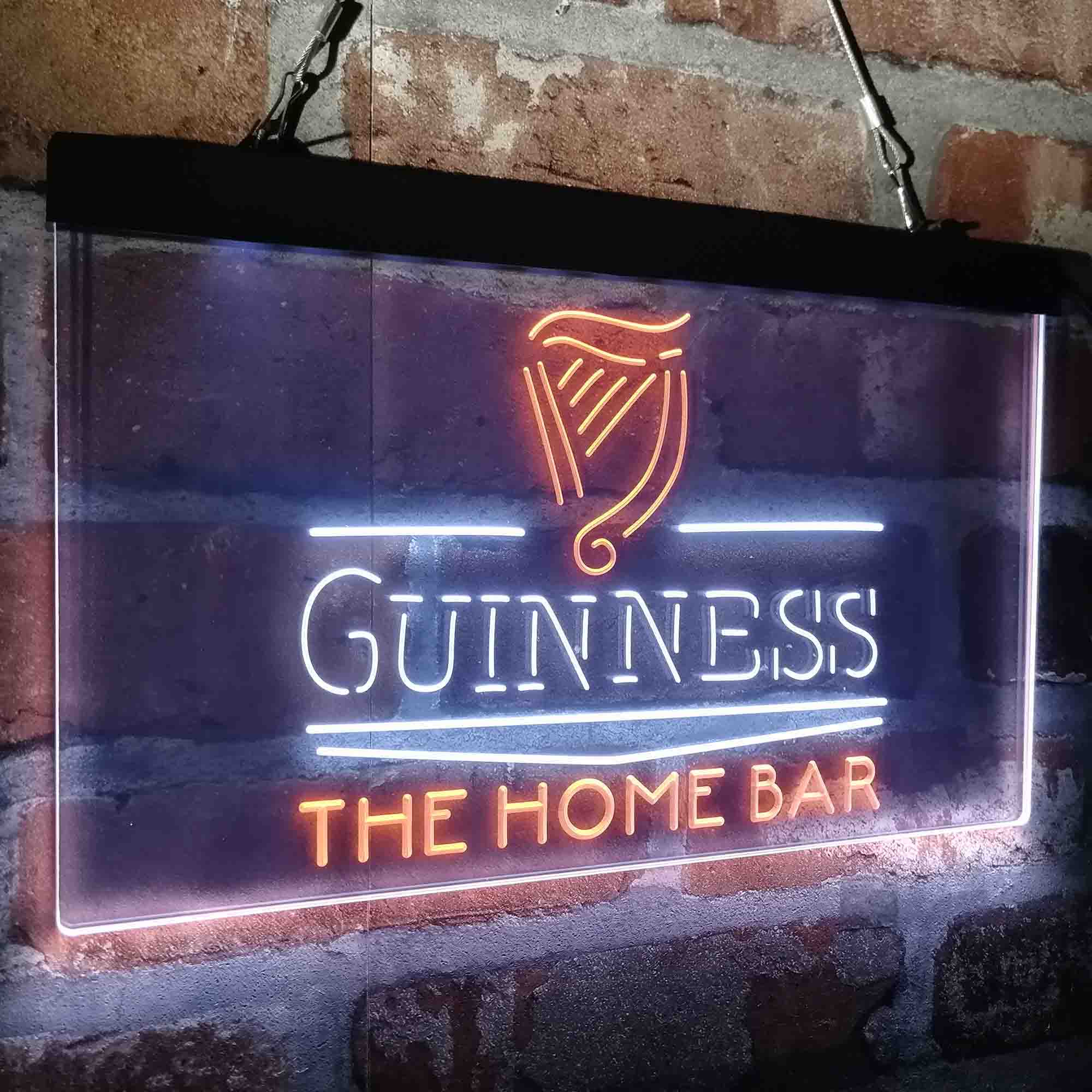 Custom Name Guinnes Clasic Home Bar Neon LED Sign