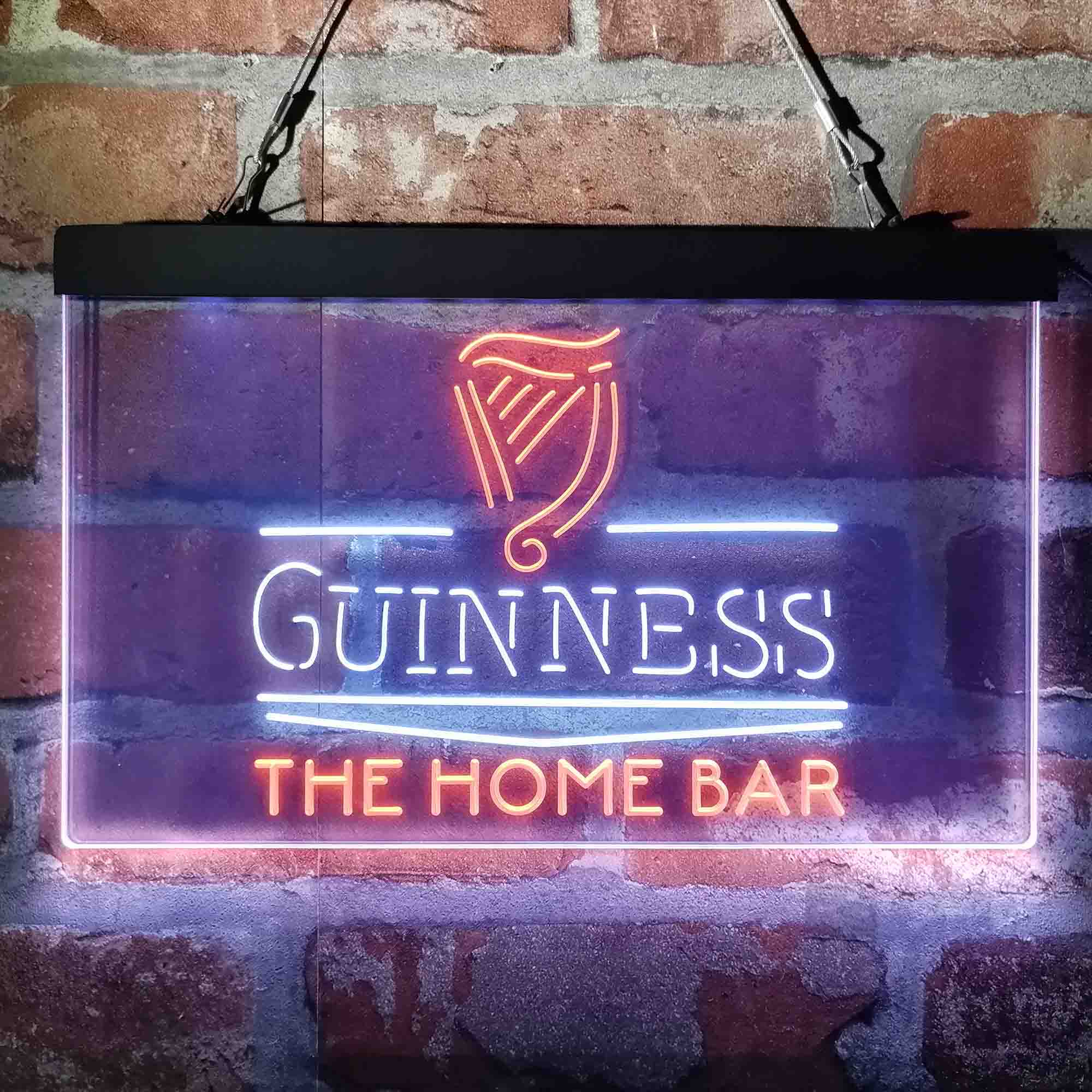 Custom Name Guinnes Clasic Home Bar Neon LED Sign