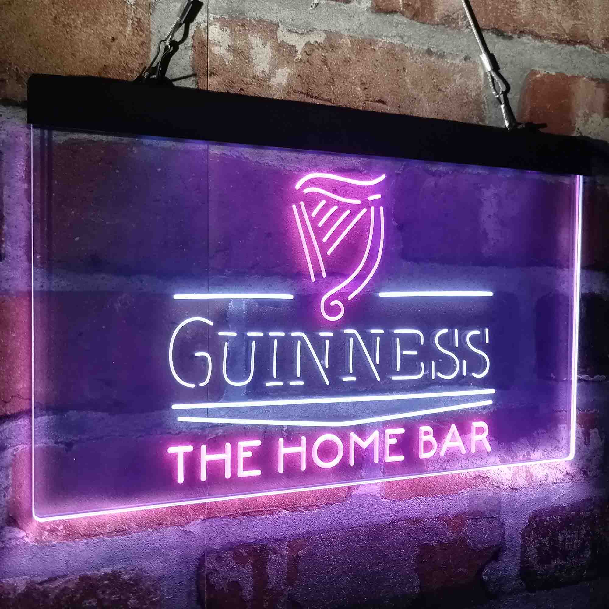 Custom Name Guinnes Clasic Home Bar Neon LED Sign