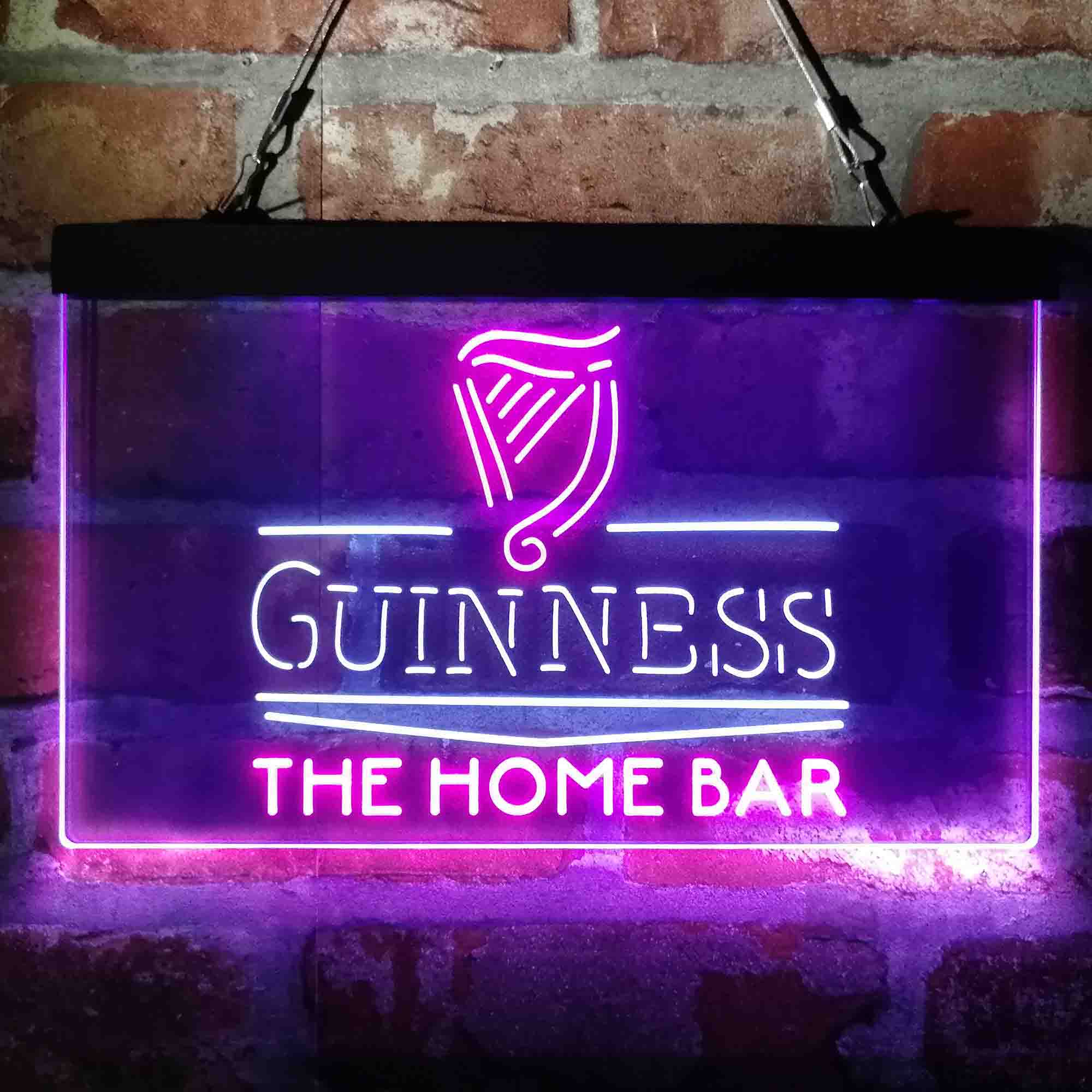 Custom Name Guinnes Clasic Home Bar Neon LED Sign