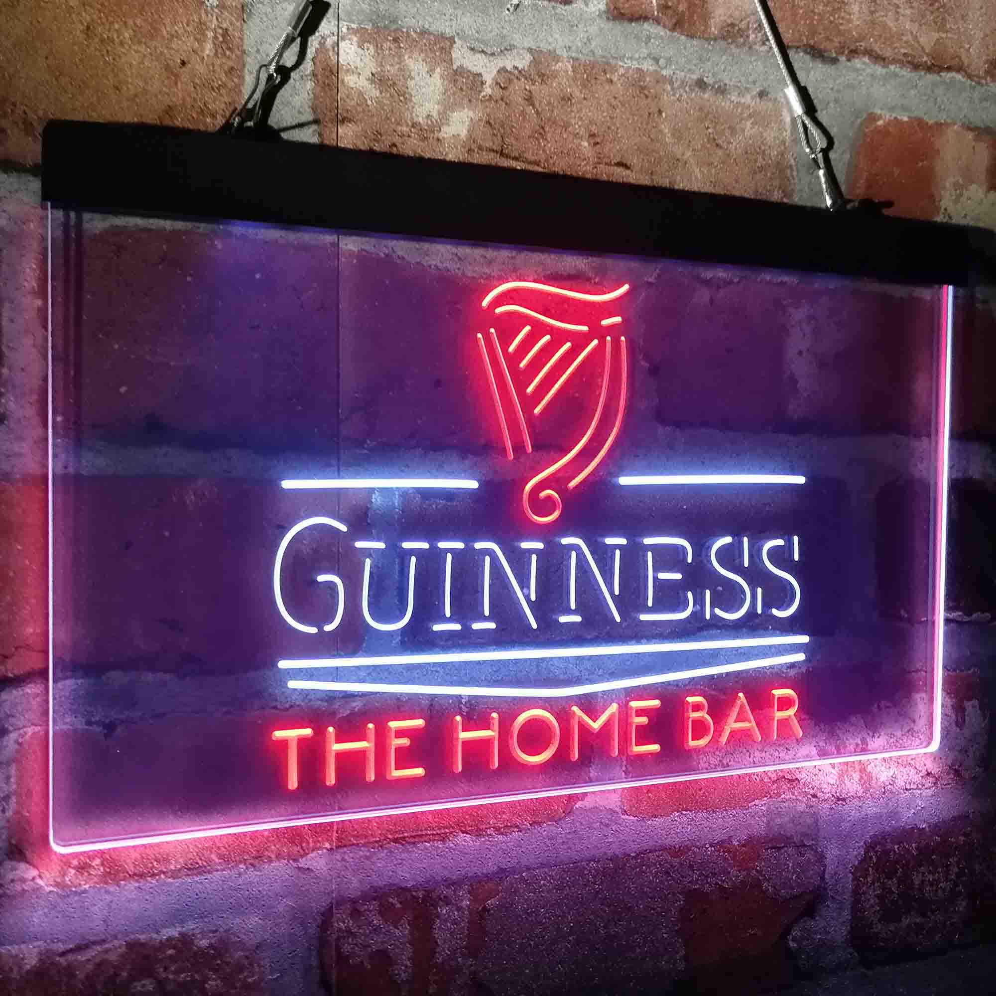 Custom Name Guinnes Clasic Home Bar Neon LED Sign