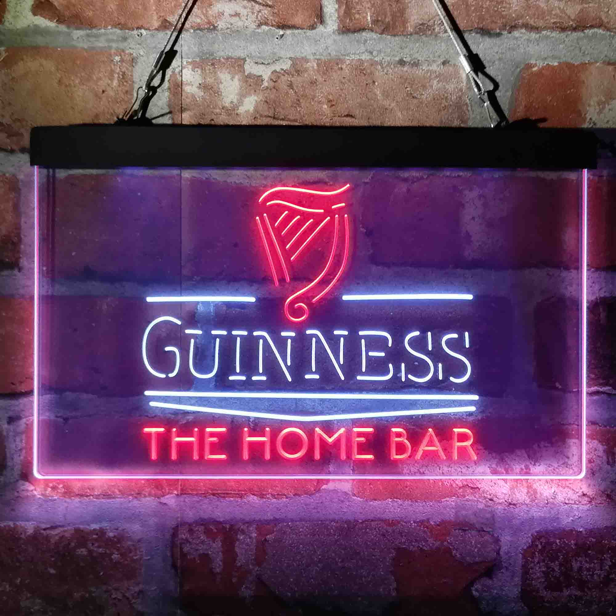 Custom Name Guinnes Clasic Home Bar Neon LED Sign