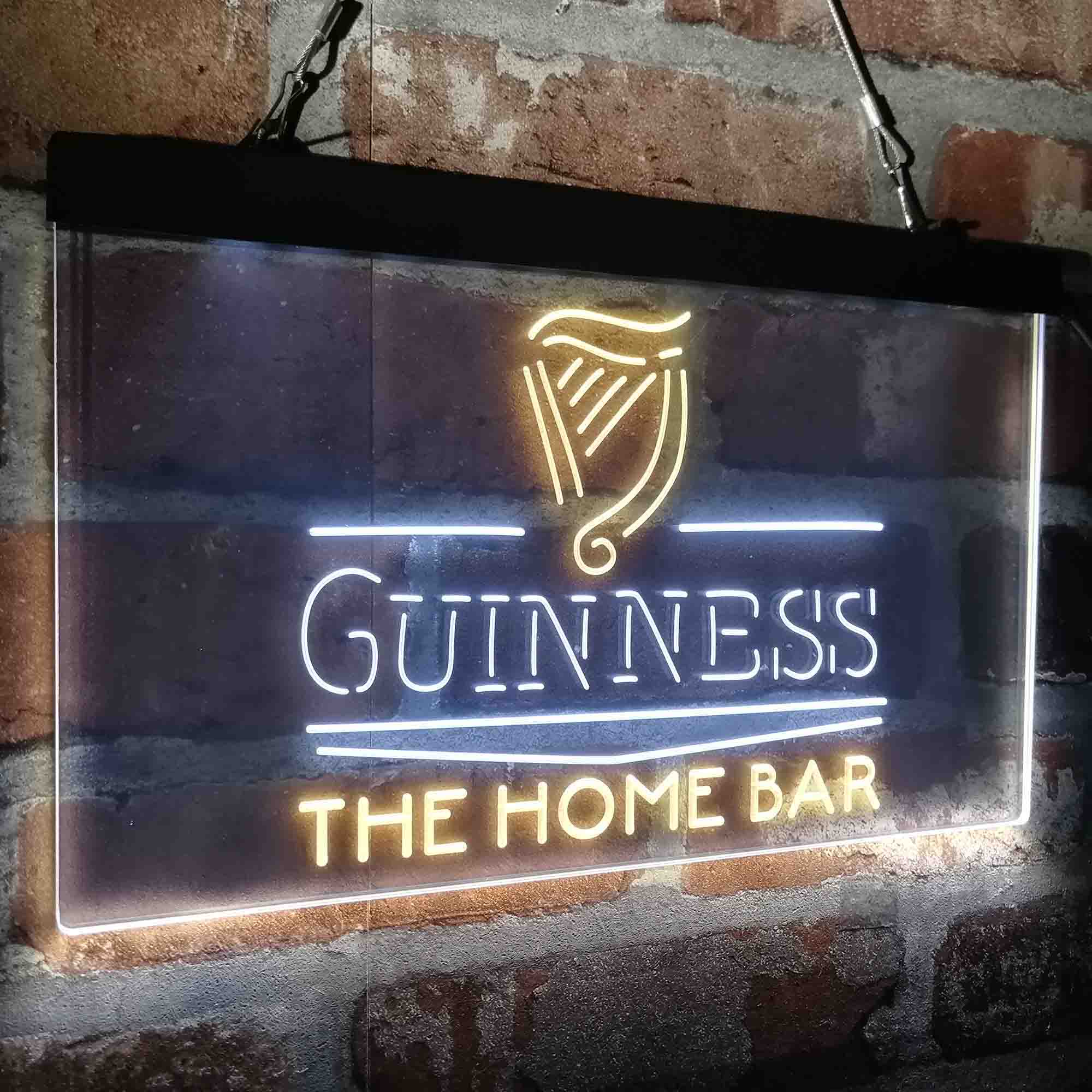 Custom Name Guinnes Clasic Home Bar Neon LED Sign