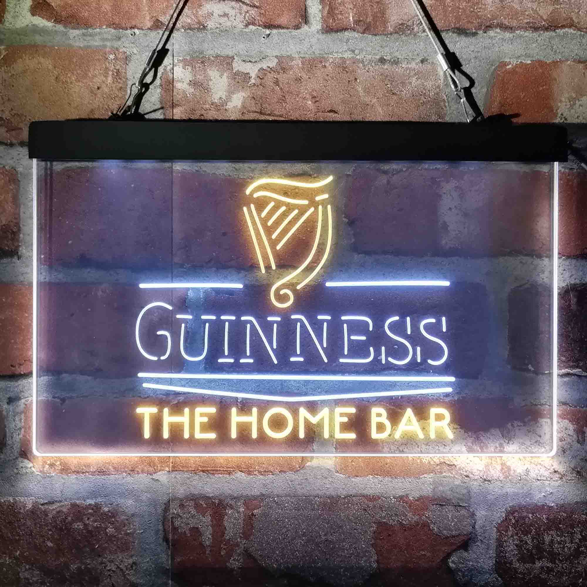 Custom Name Guinnes Clasic Home Bar Neon LED Sign