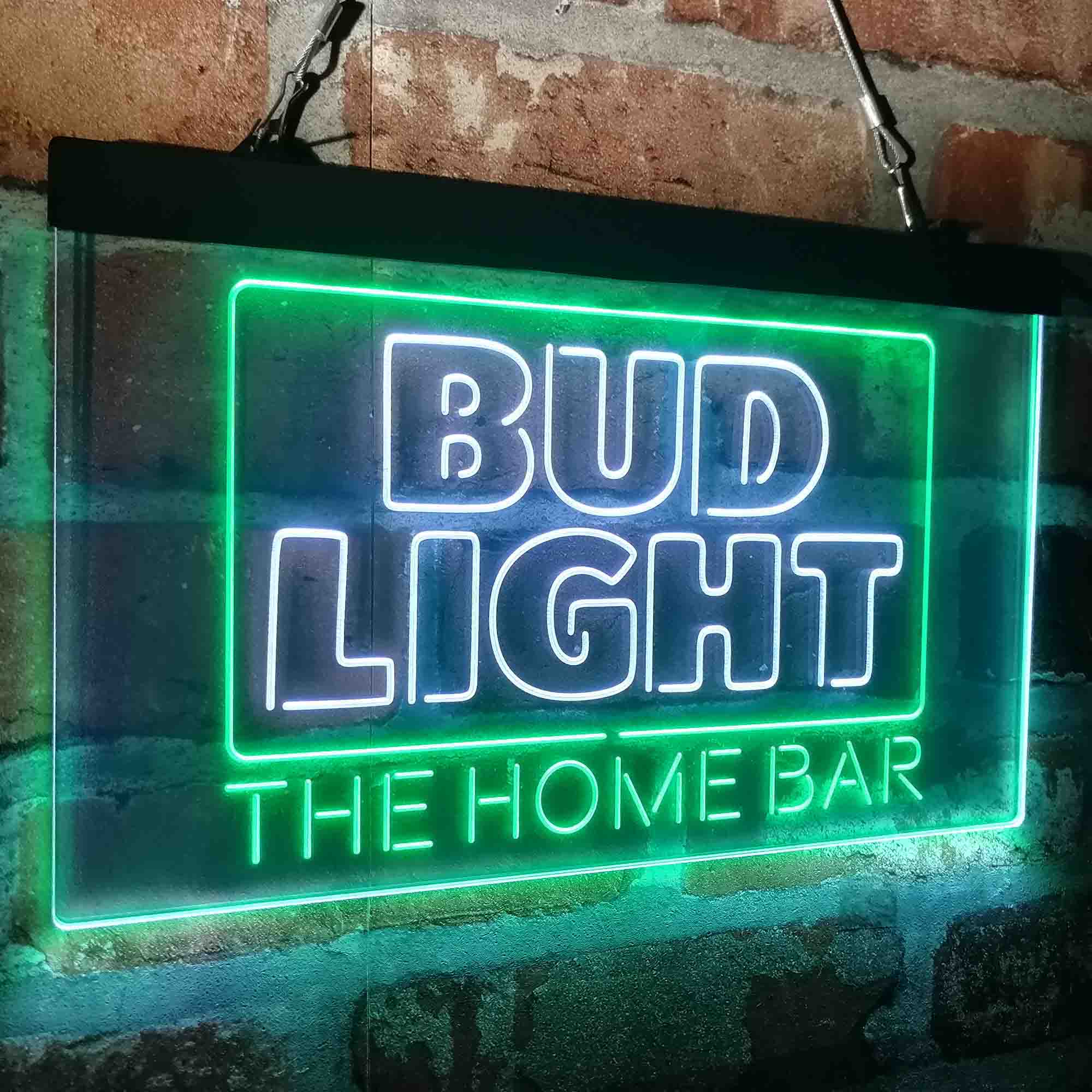Custom Name Bud Light New Home Bar Neon LED Sign