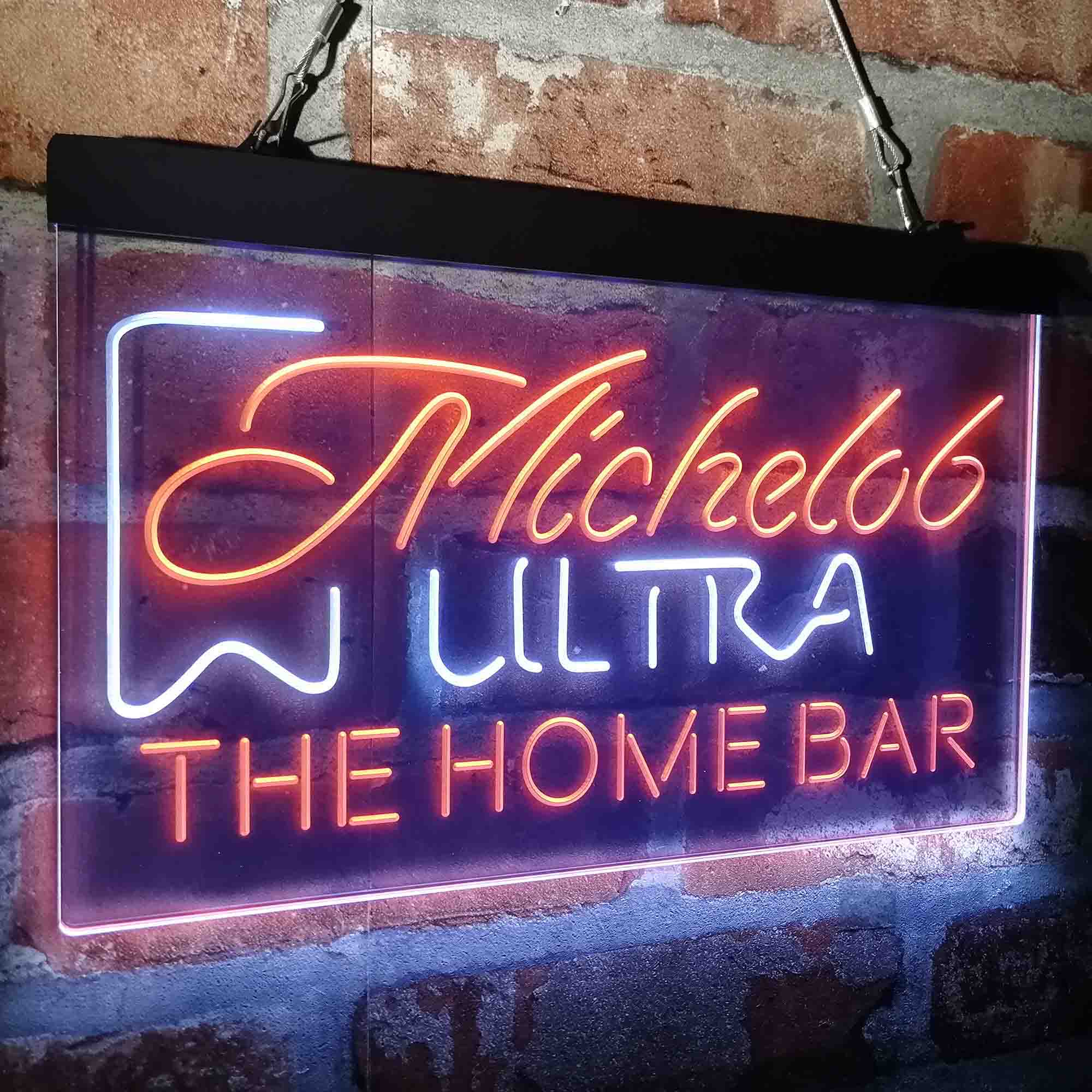 Custom Name Michelob Ultra Superior Light Home Bar Neon LED Sign
