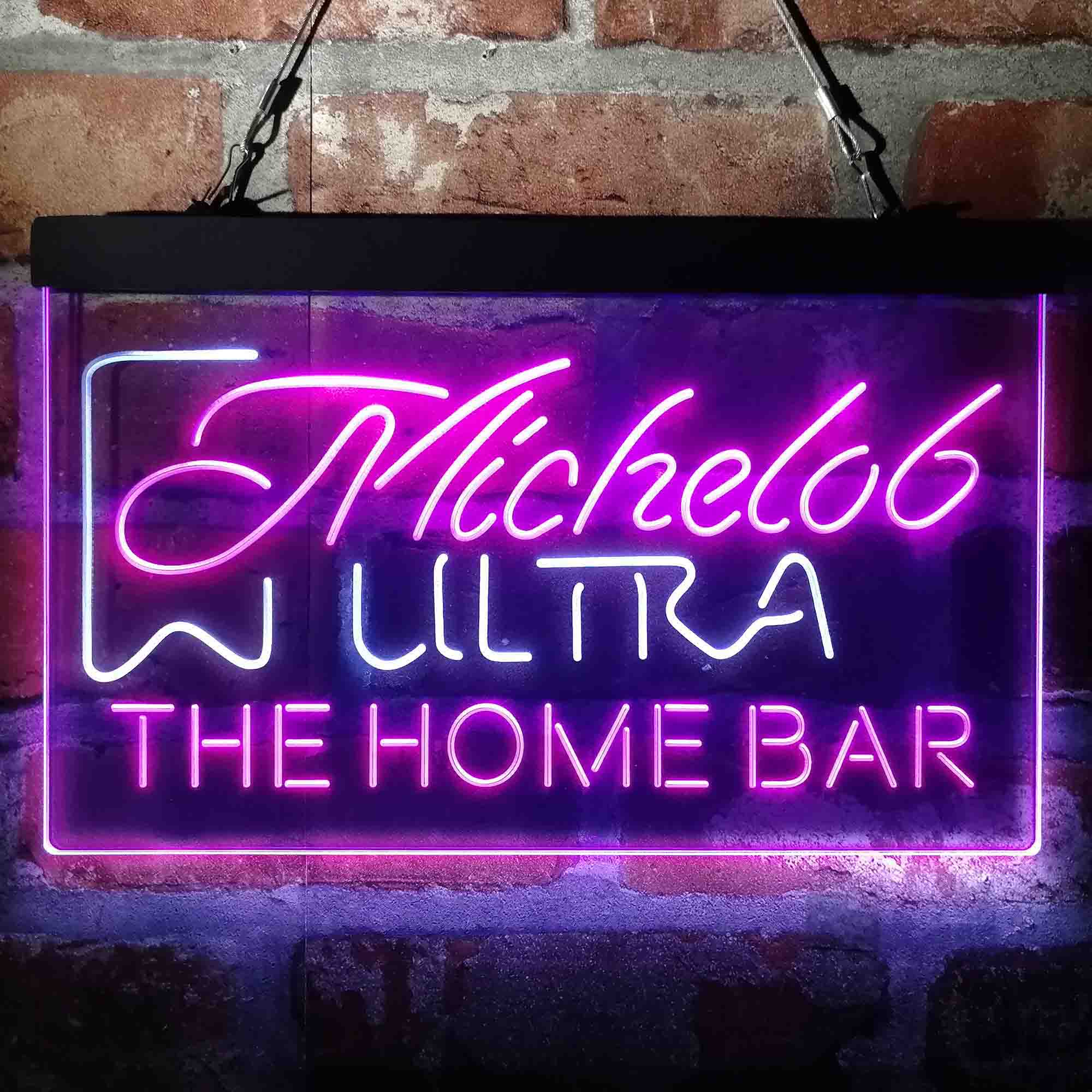 Custom Name Michelob Ultra Superior Light Home Bar Neon LED Sign
