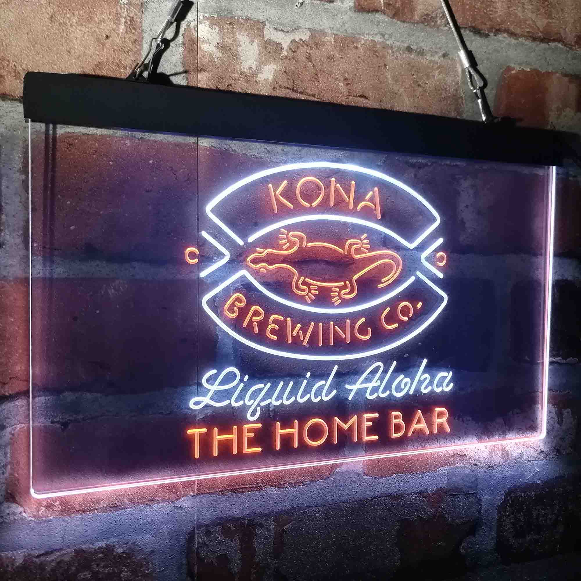Custom Name Kona Brewing Company Home Bar Neon LED Sign