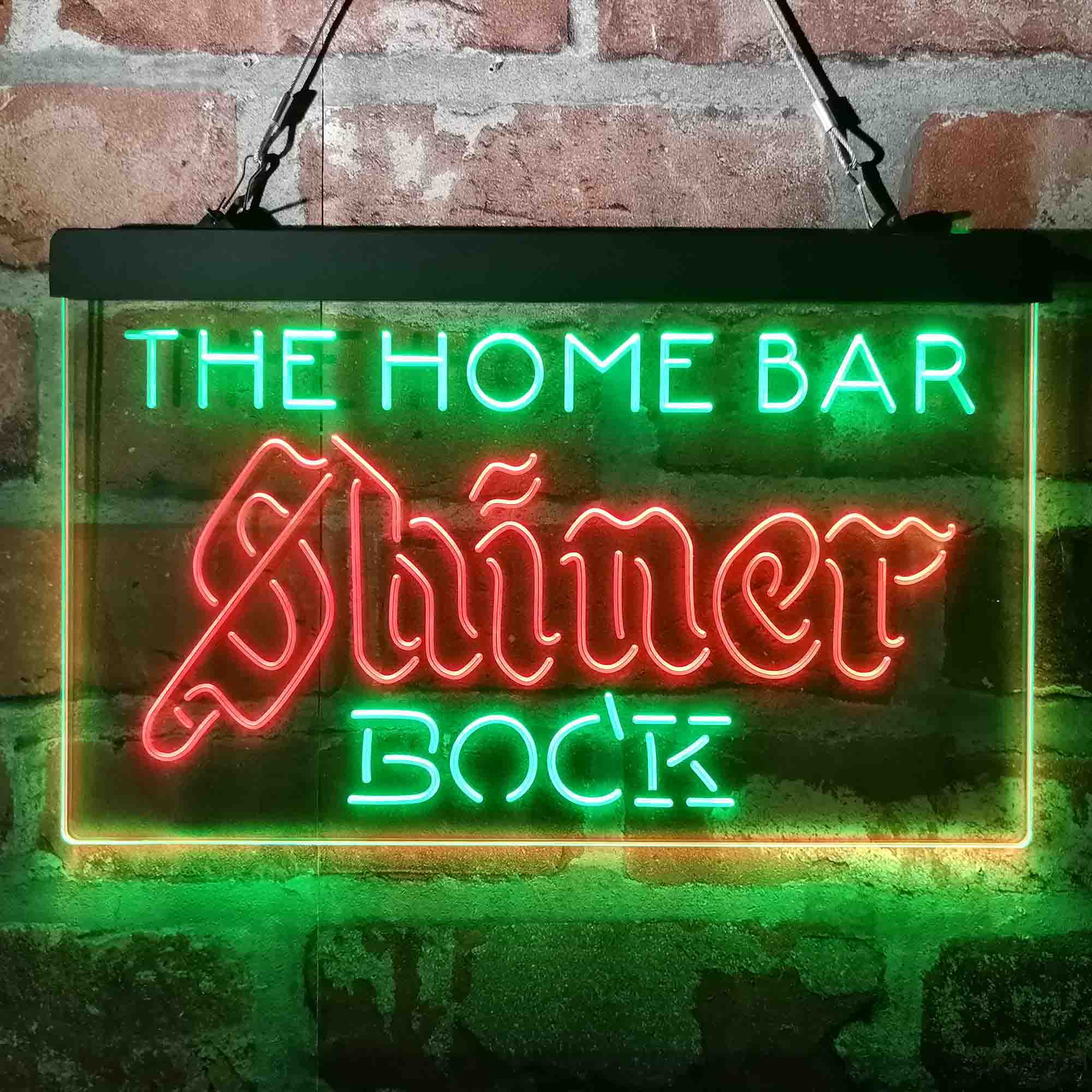 Custom Name Shiner Bock Home Bar Neon LED Sign