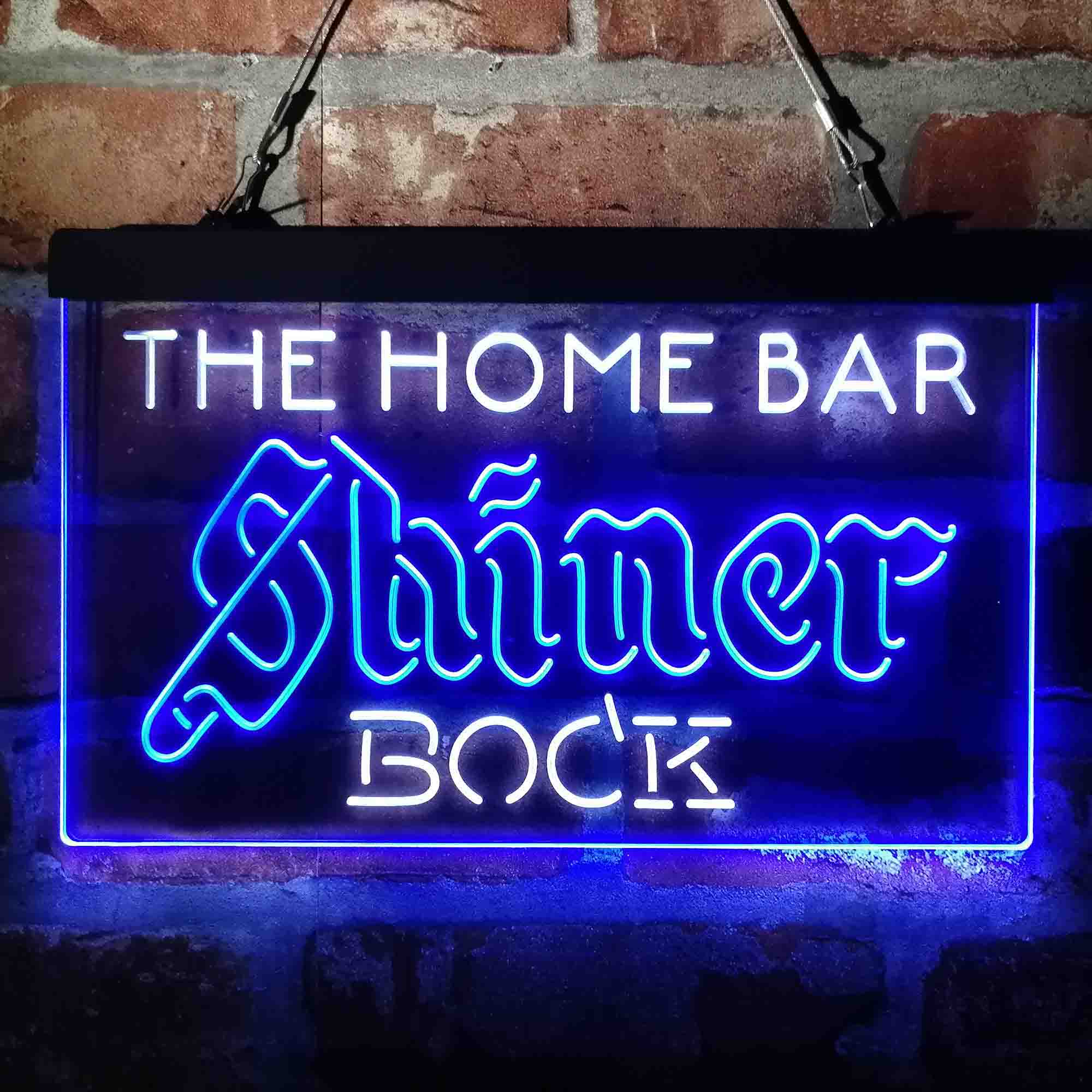 Custom Name Shiner Bock Home Bar Neon LED Sign