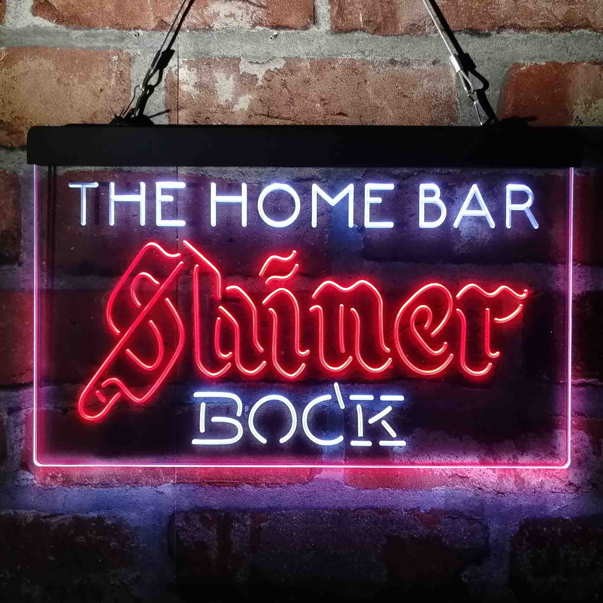 Custom Name Shiner Bock Home Bar Neon LED Sign